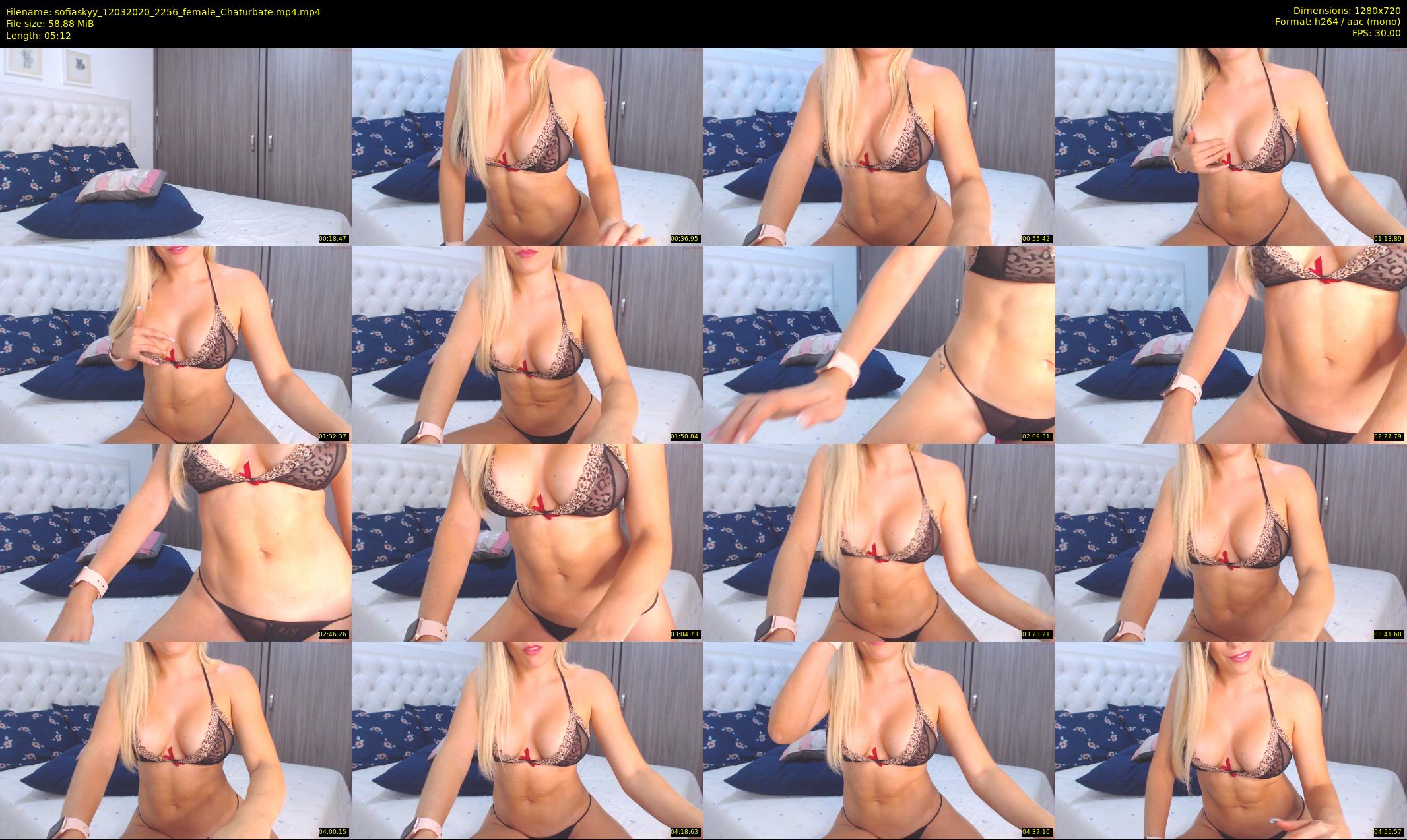 sofiaskyy — 6 minute Chaturbate female cam show recording, 720p, Mar 12, 2020