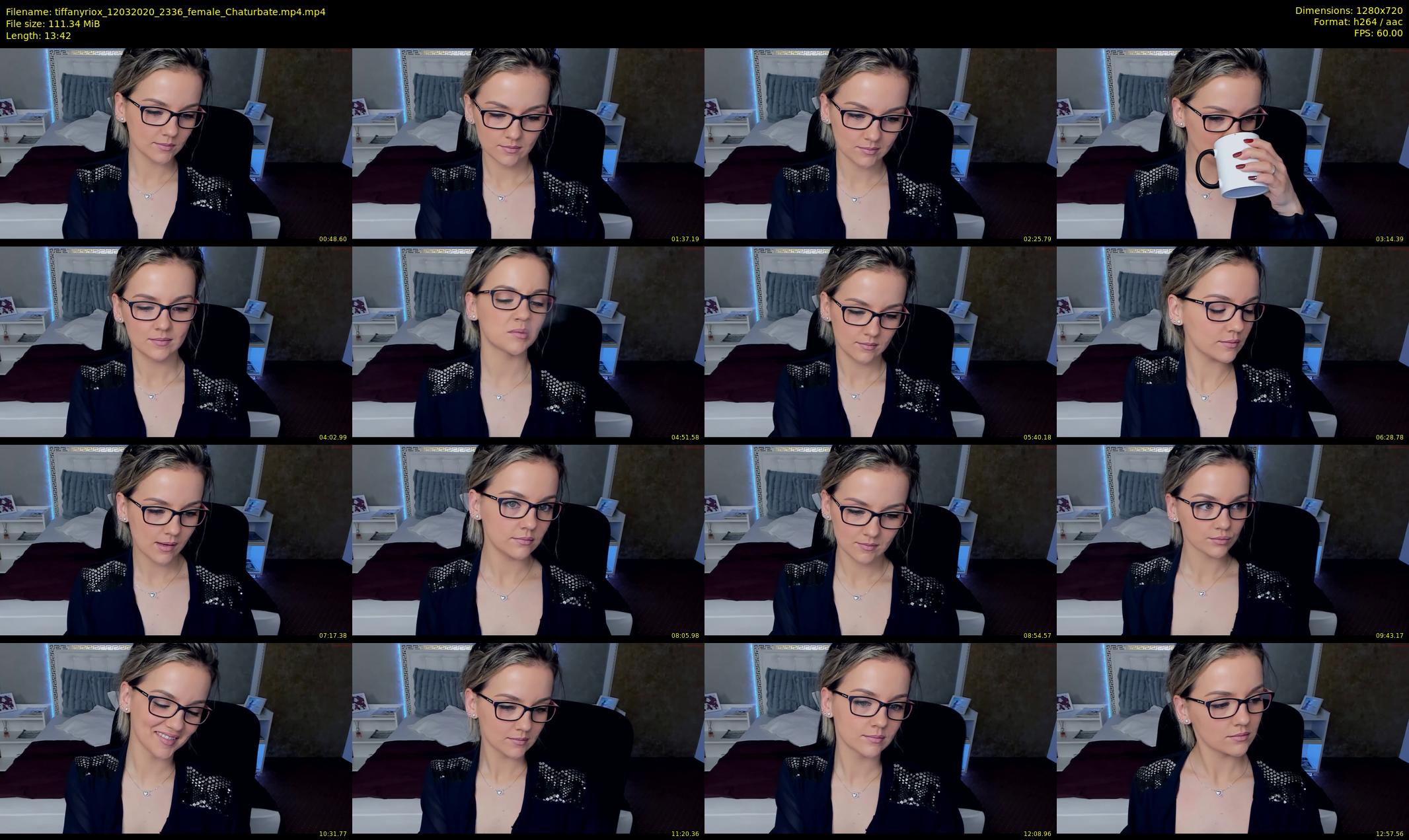 tiffanyriox — 14 minute Chaturbate female cam show recording, 720p, Mar 12, 2020