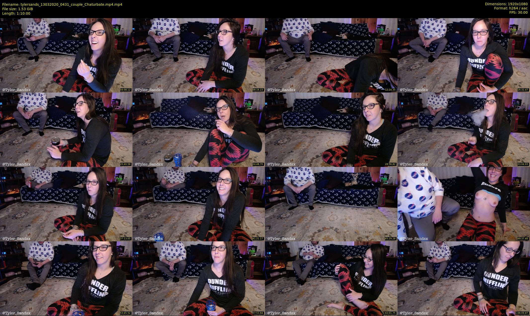 tylersands — 70 minute Chaturbate female cam show recording, 1080p, Mar 13, 2020