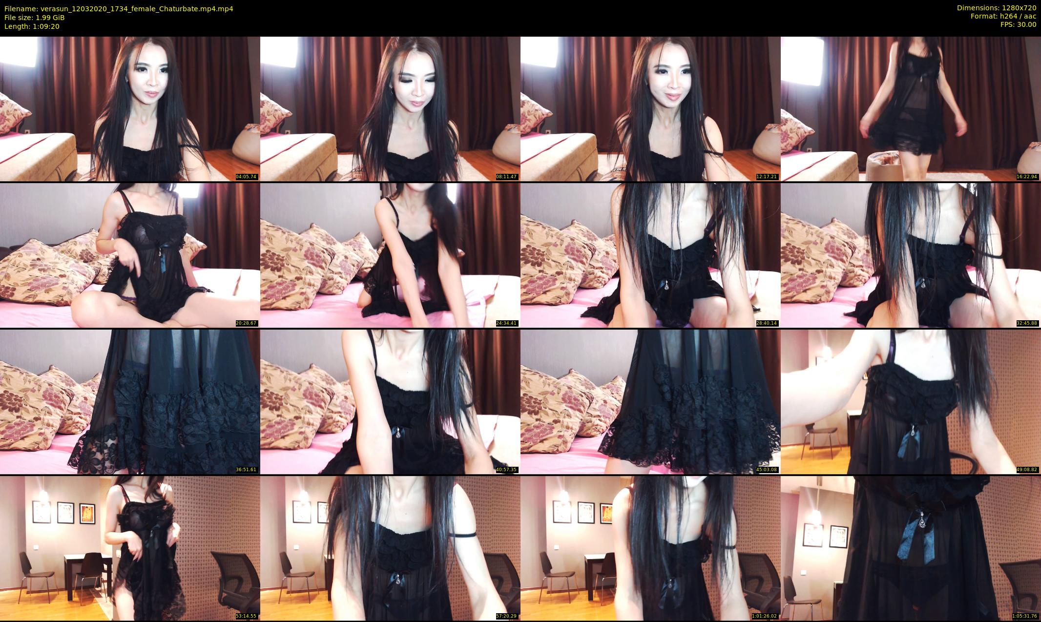 verasun — 70 minute Chaturbate female cam show recording, 720p, Mar 12, 2020
