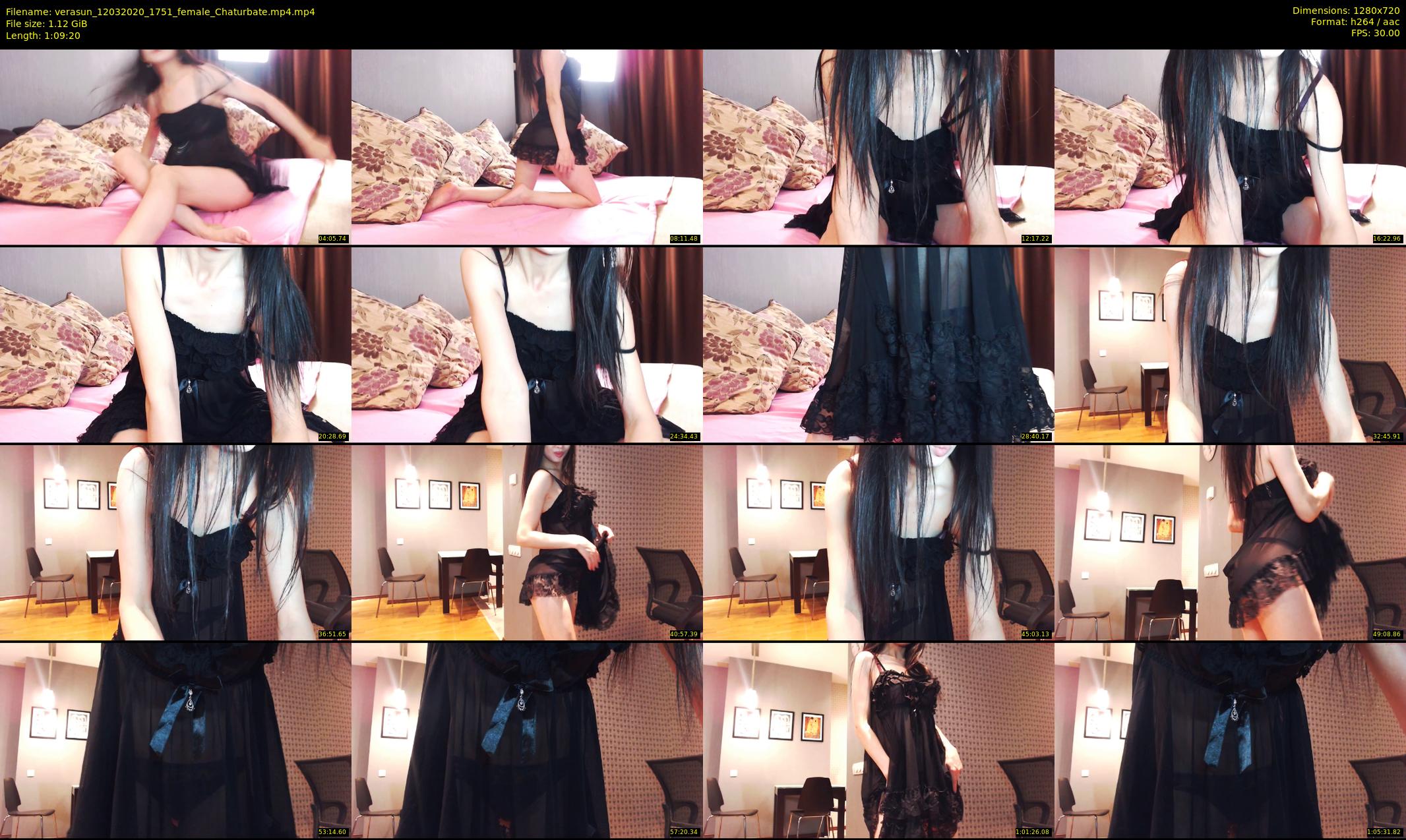 verasun — 70 minute Chaturbate female cam show recording, 720p, Mar 12, 2020