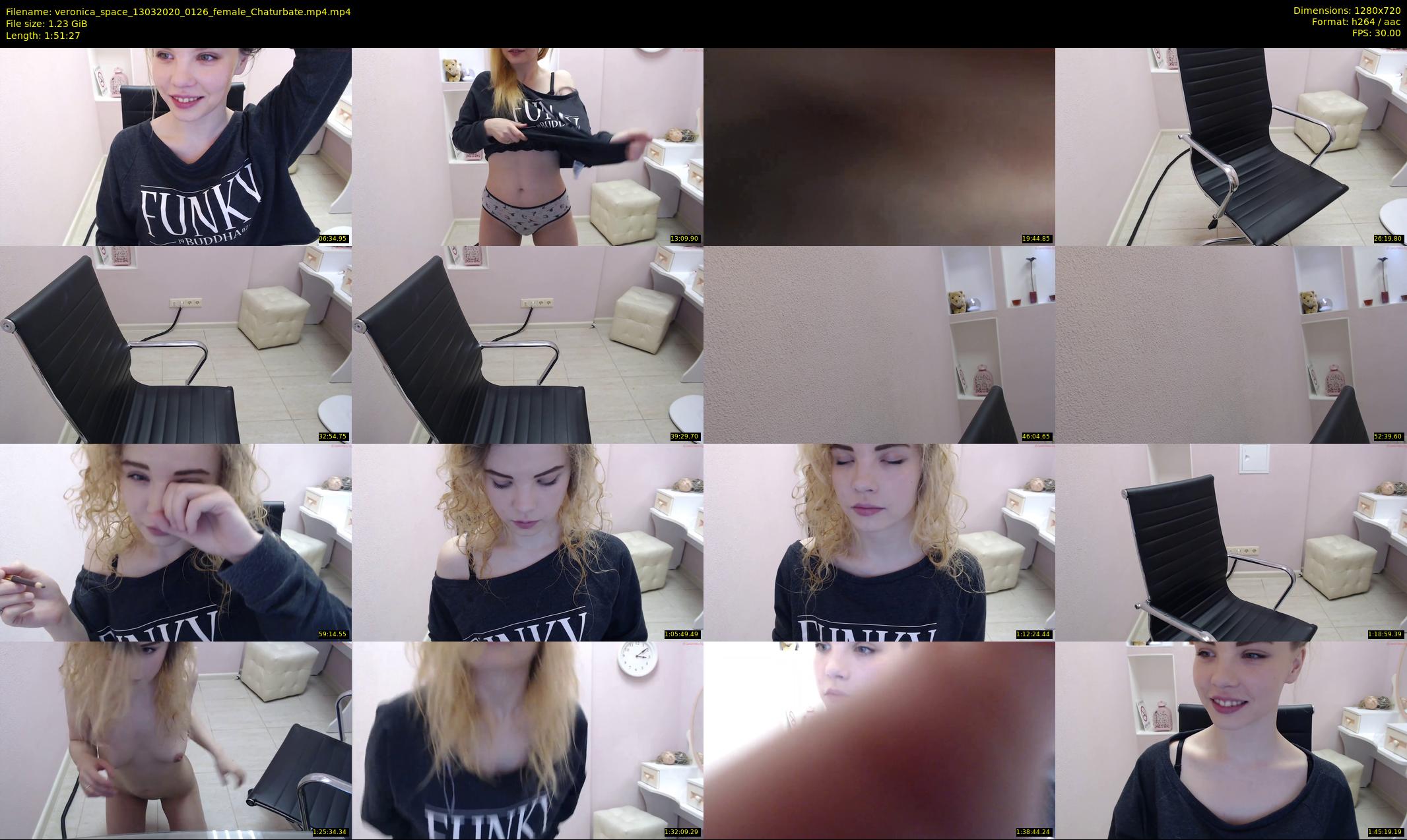 veronica_space — 112 minute Chaturbate female cam show recording, 720p, Mar 13, 2020