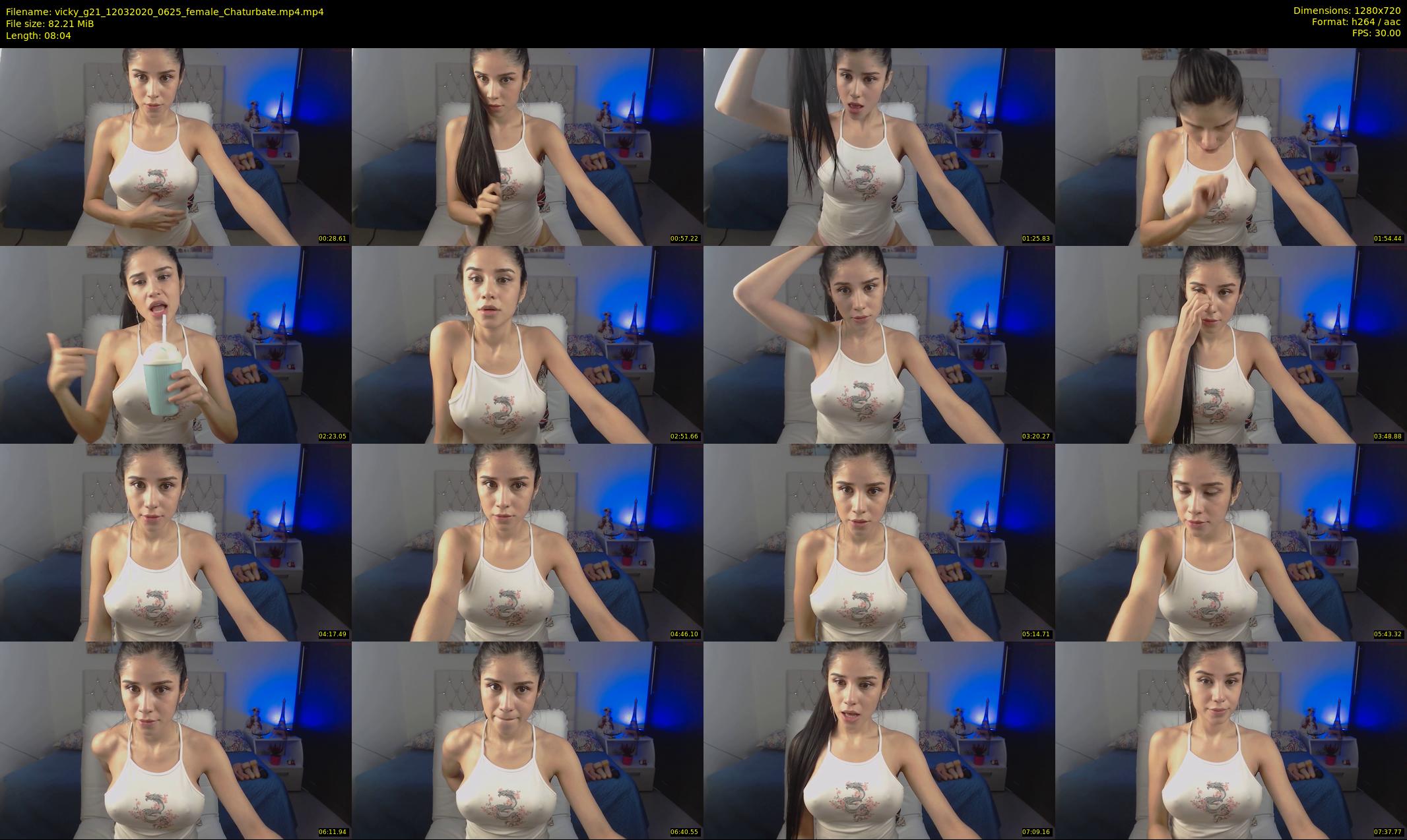 vicky_g21 — 9 minute Chaturbate female cam show recording, 720p, Mar 12, 2020