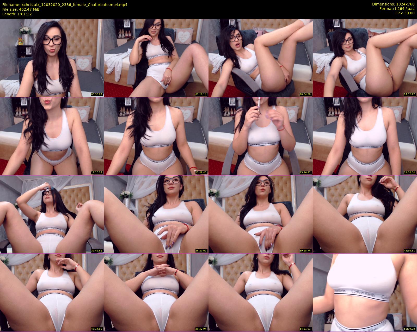 xchristalx — 62 minute Chaturbate female cam show recording, 720p, Mar 12, 2020