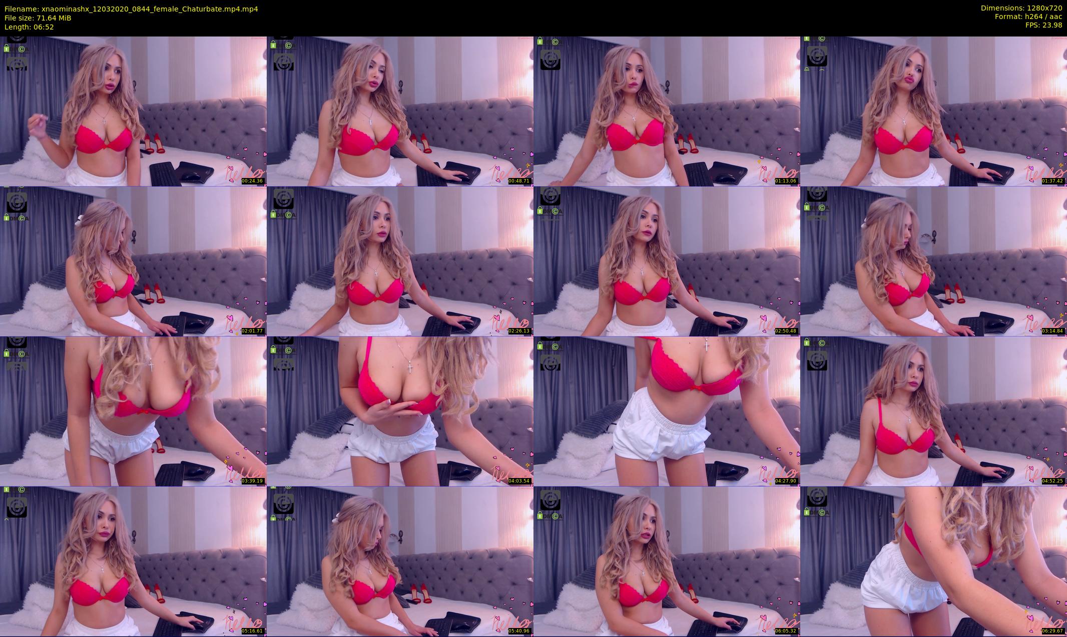 xnaominashx — 7 minute Chaturbate female cam show recording, 720p, Mar 12, 2020