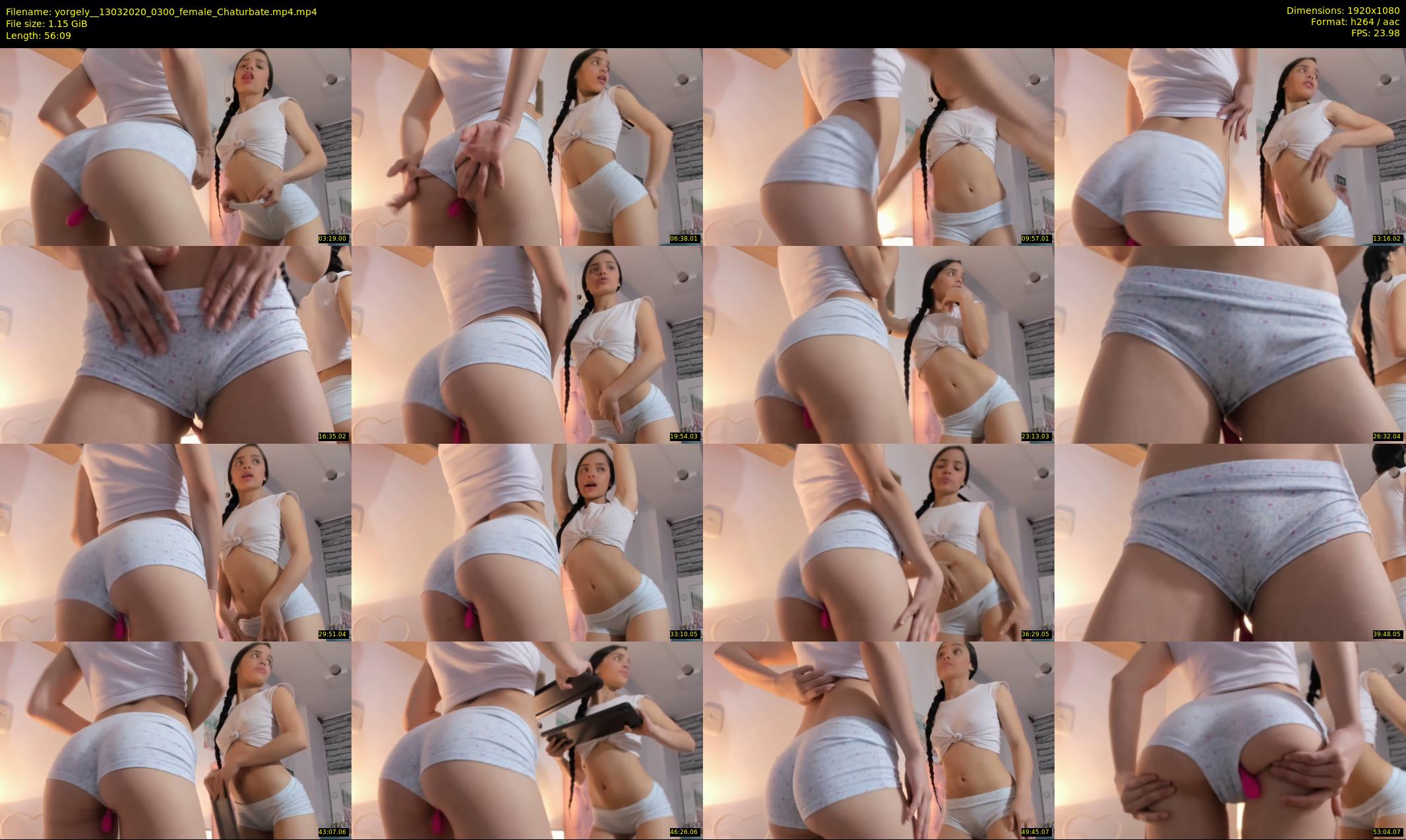 yorgely_ — 57 minute Chaturbate female cam show recording, 1080p, Mar 13, 2020
