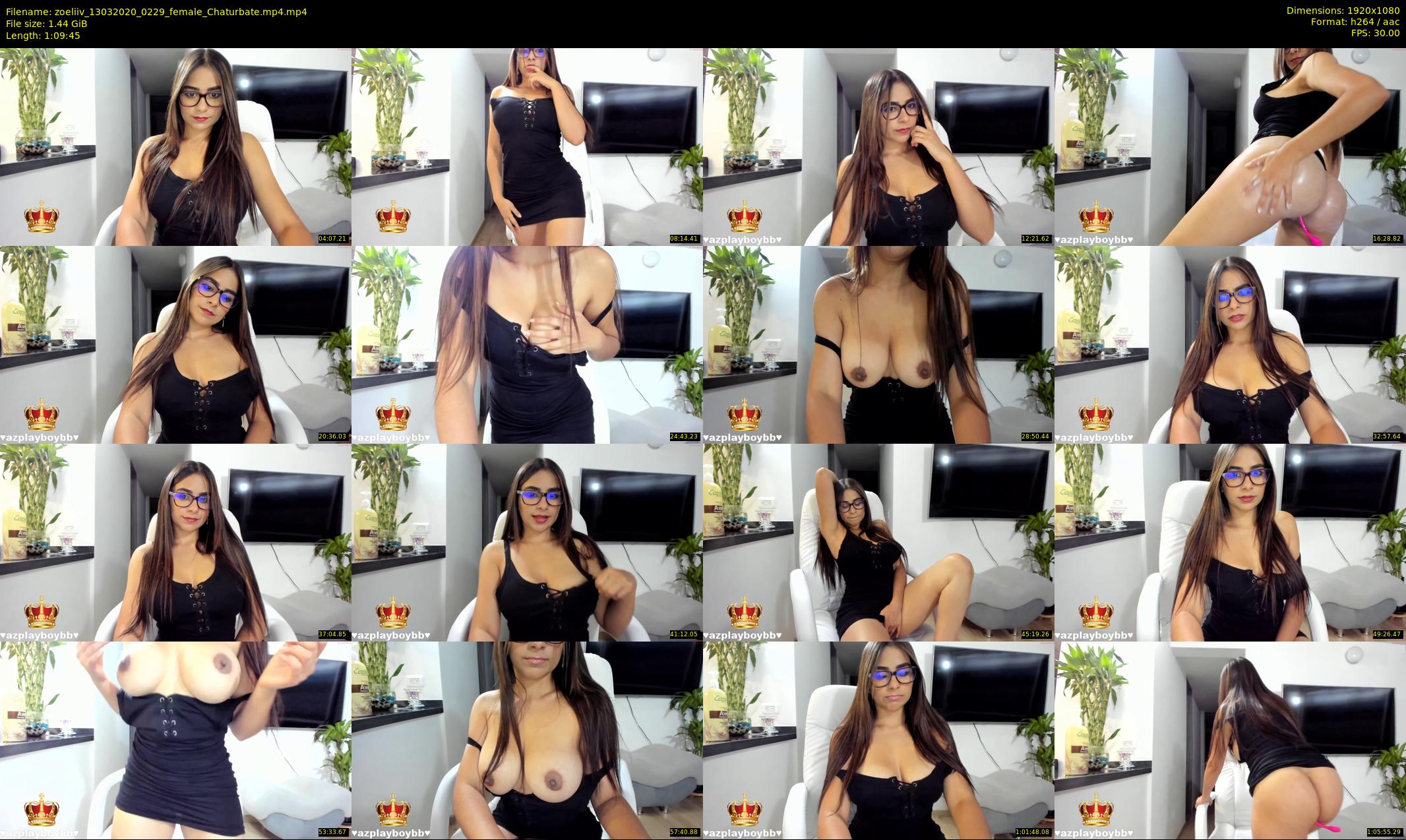 zoeliiv — 70 minute Chaturbate female cam show recording, 1080p, Mar 13, 2020