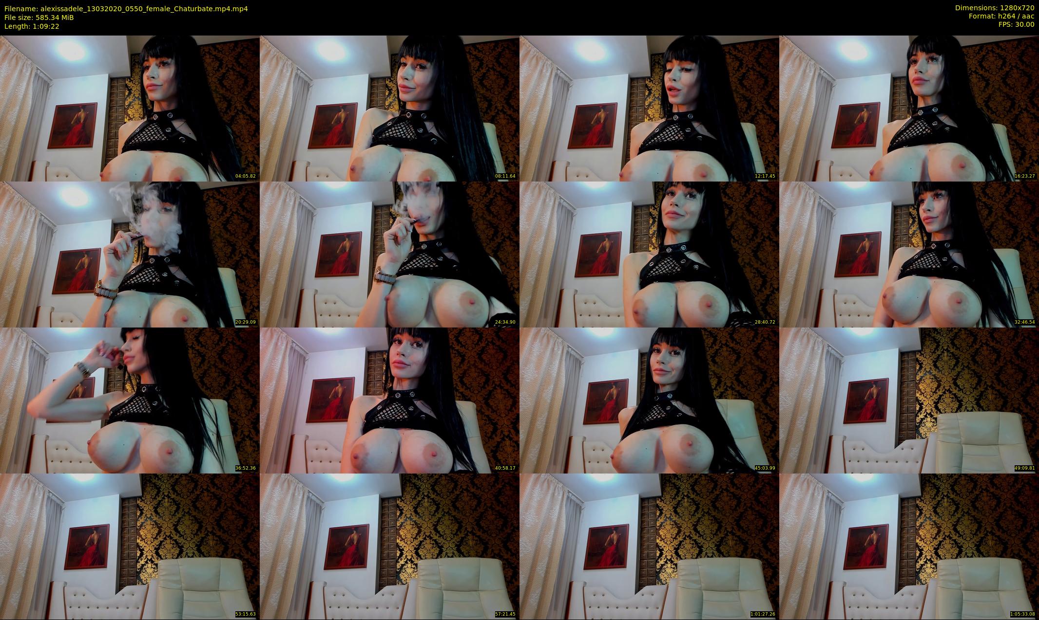alexissadele — 70 minute Chaturbate female cam show recording, 720p, Mar 13, 2020