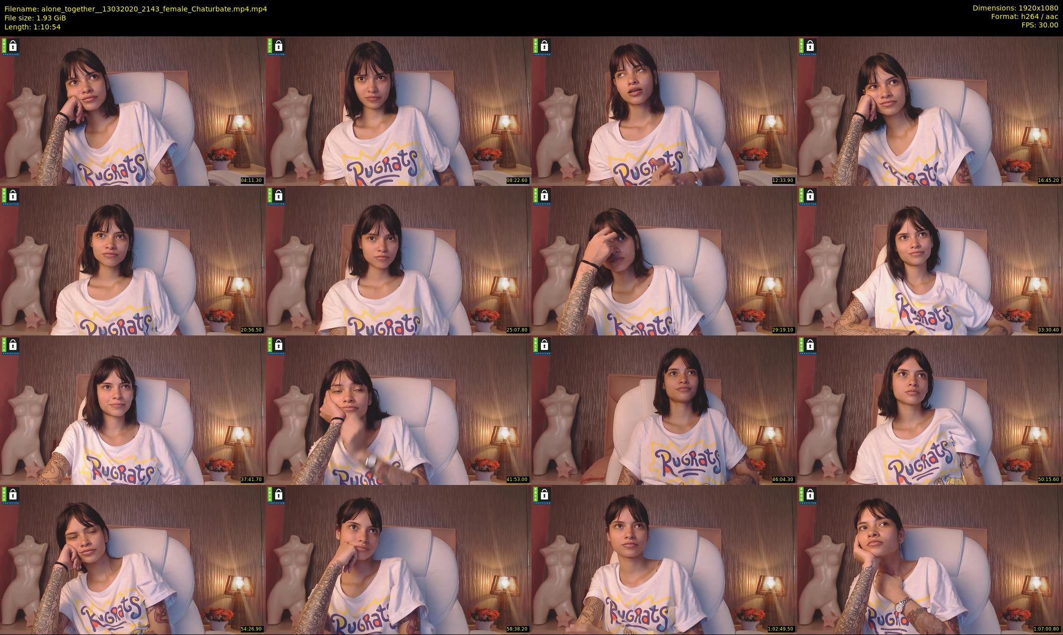 alone_together_ — 71 minute Chaturbate female cam show recording, 1080p, Mar 13, 2020