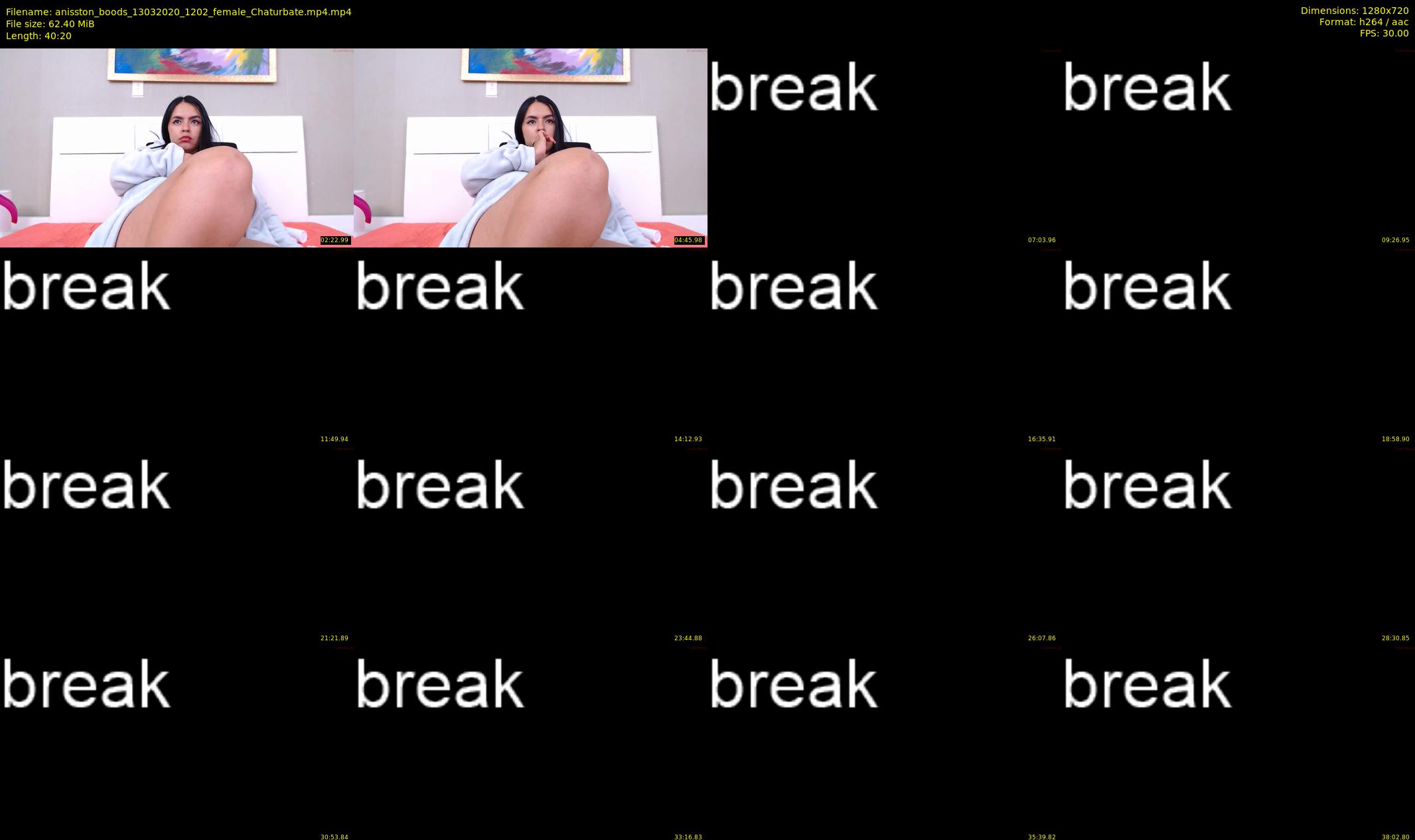 anisston_boods — 41 minute Chaturbate female cam show recording, 720p, Mar 13, 2020
