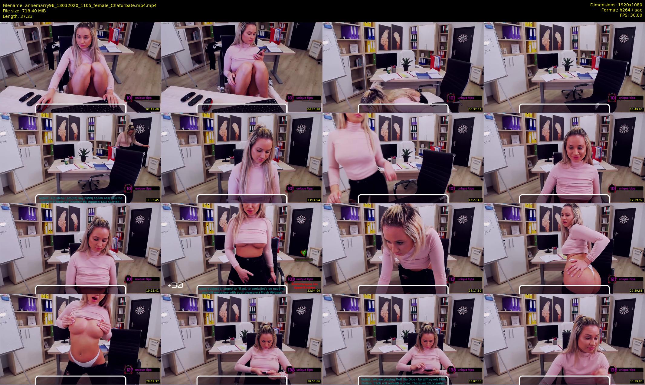 annemarry96 — 38 minute Chaturbate female cam show recording, 1080p, Mar 13, 2020
