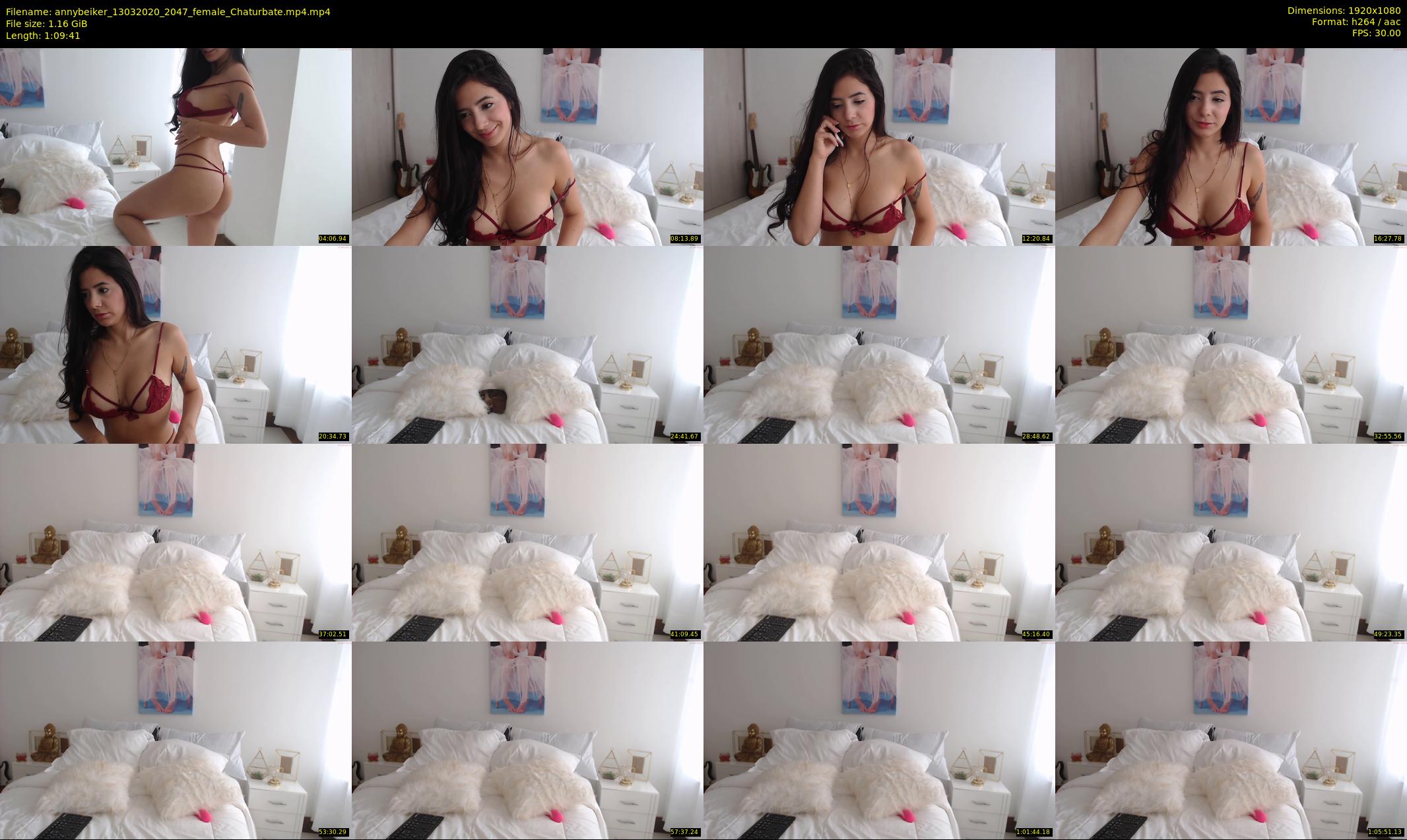 annybeiker — 70 minute Chaturbate female cam show recording, 1080p, Mar 13, 2020
