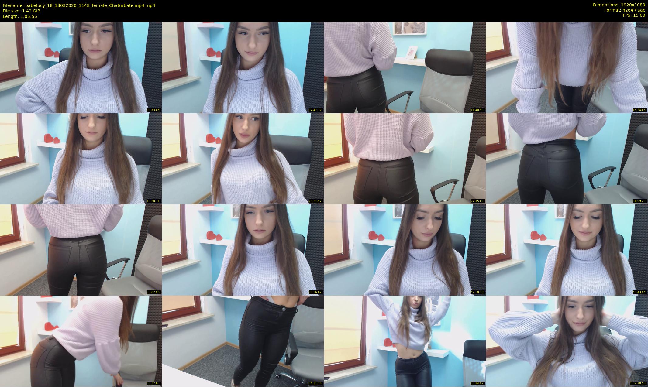 babelucy_18 — 66 minute Chaturbate female cam show recording, 1080p, Mar 13, 2020
