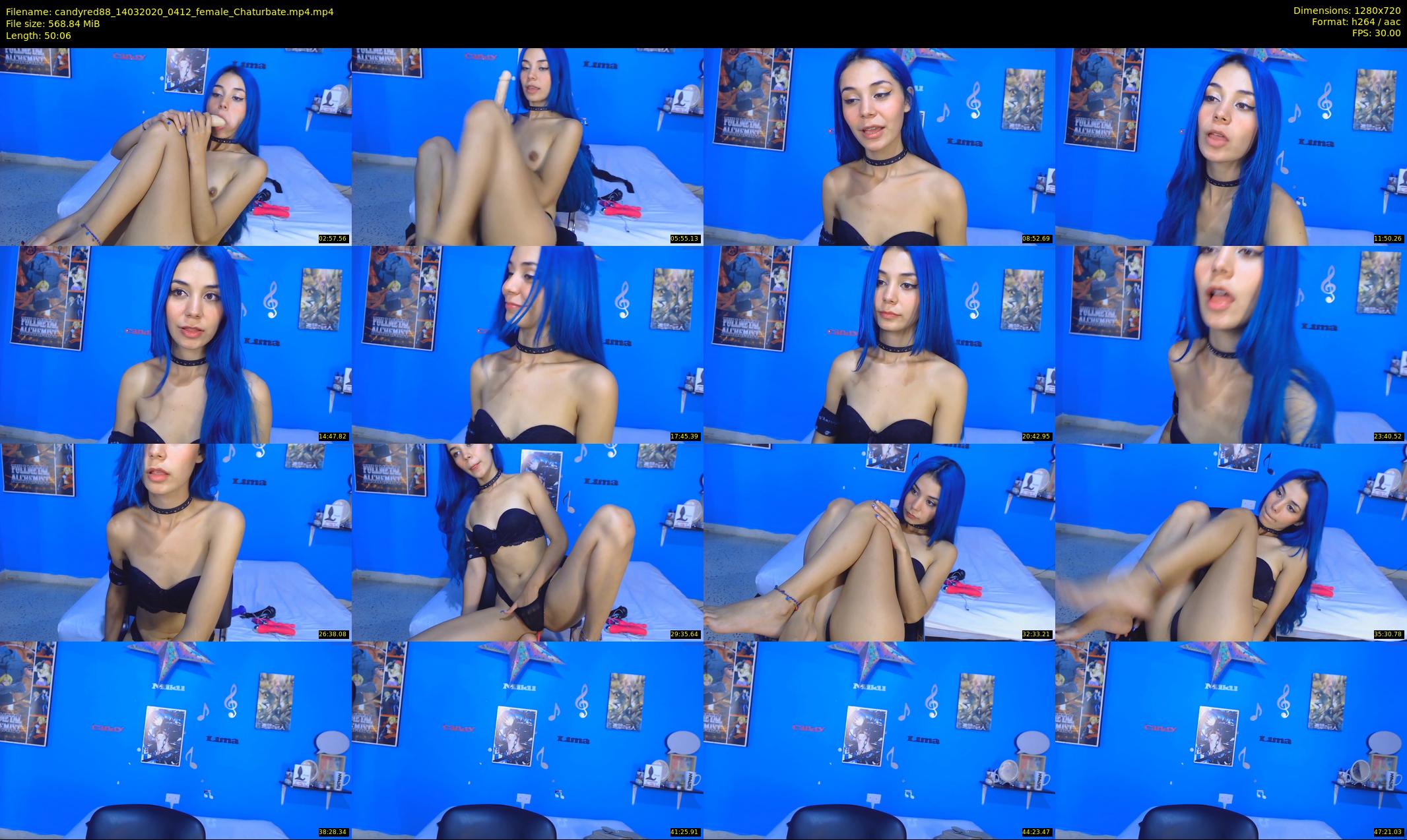 candyred88 — 51 minute Chaturbate female cam show recording, 720p, Mar 14, 2020