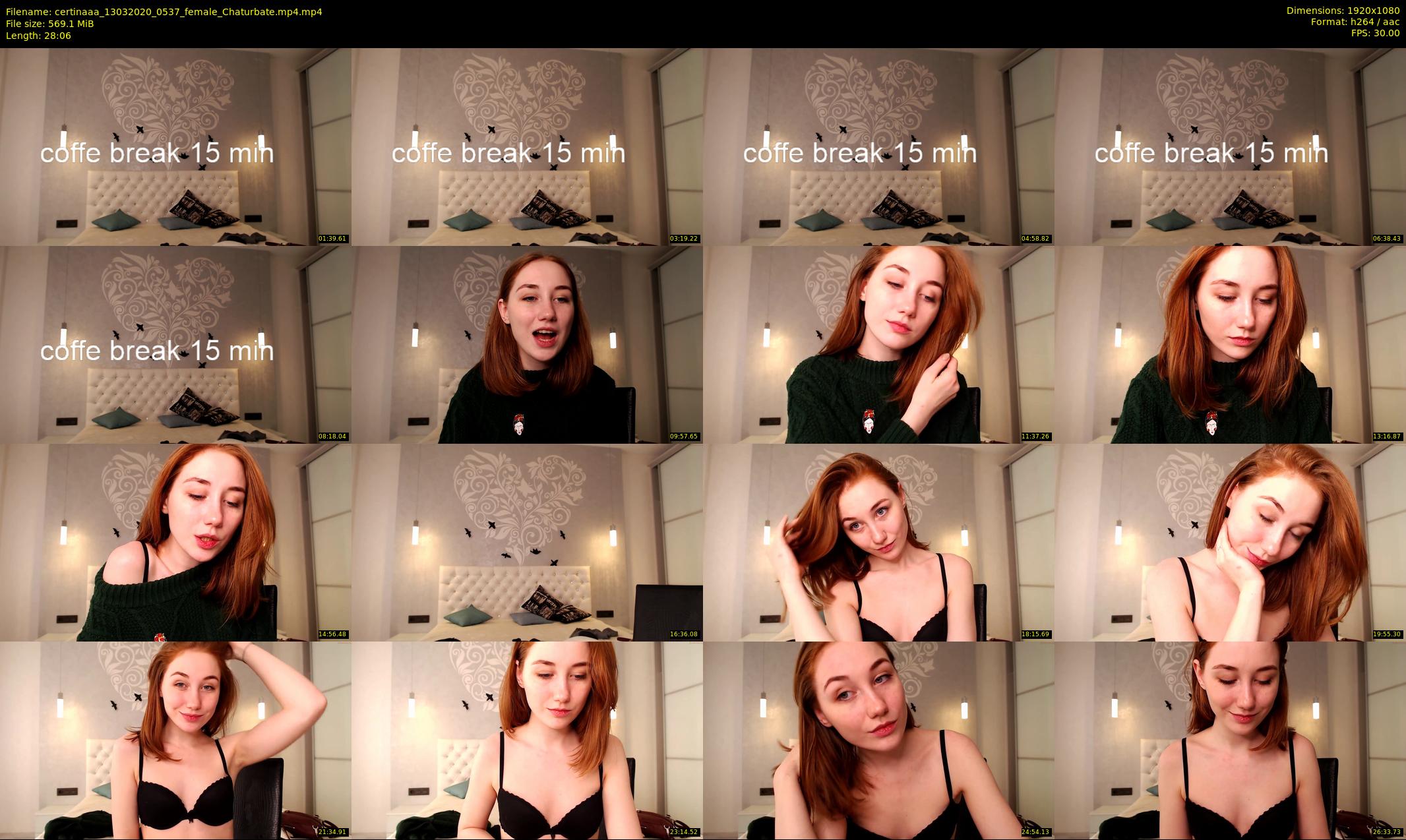 certinaaa — 29 minute Chaturbate female cam show recording, 1080p, Mar 13, 2020