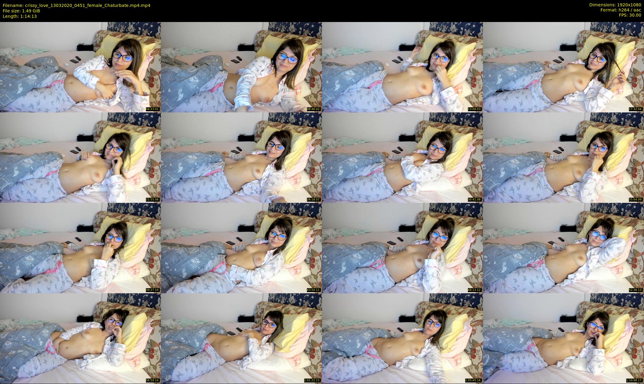 crissy_love — 75 minute Chaturbate female cam show recording, 1080p, Mar 13, 2020