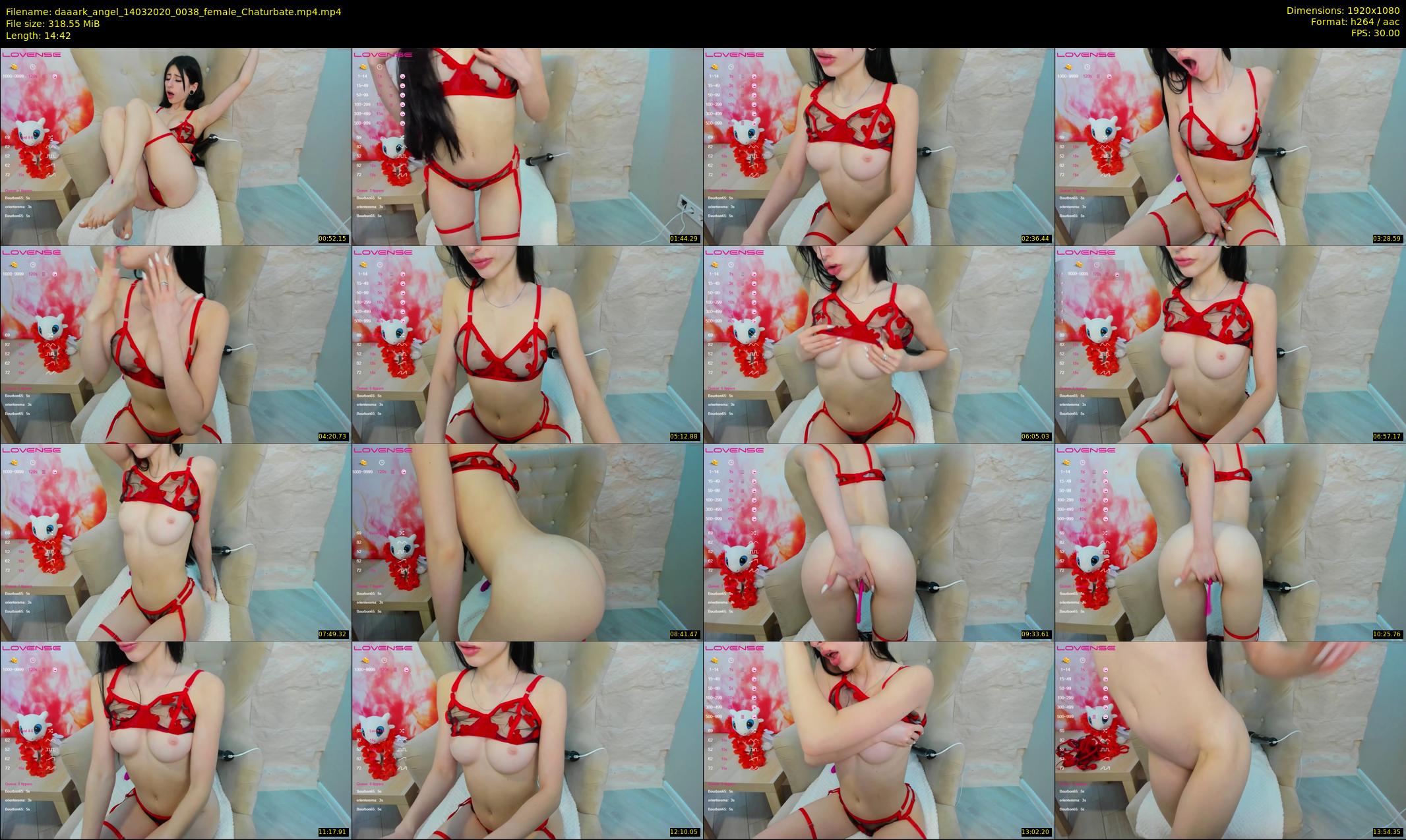 daaark_angel — 15 minute Chaturbate female cam show recording, 1080p, Mar 14, 2020