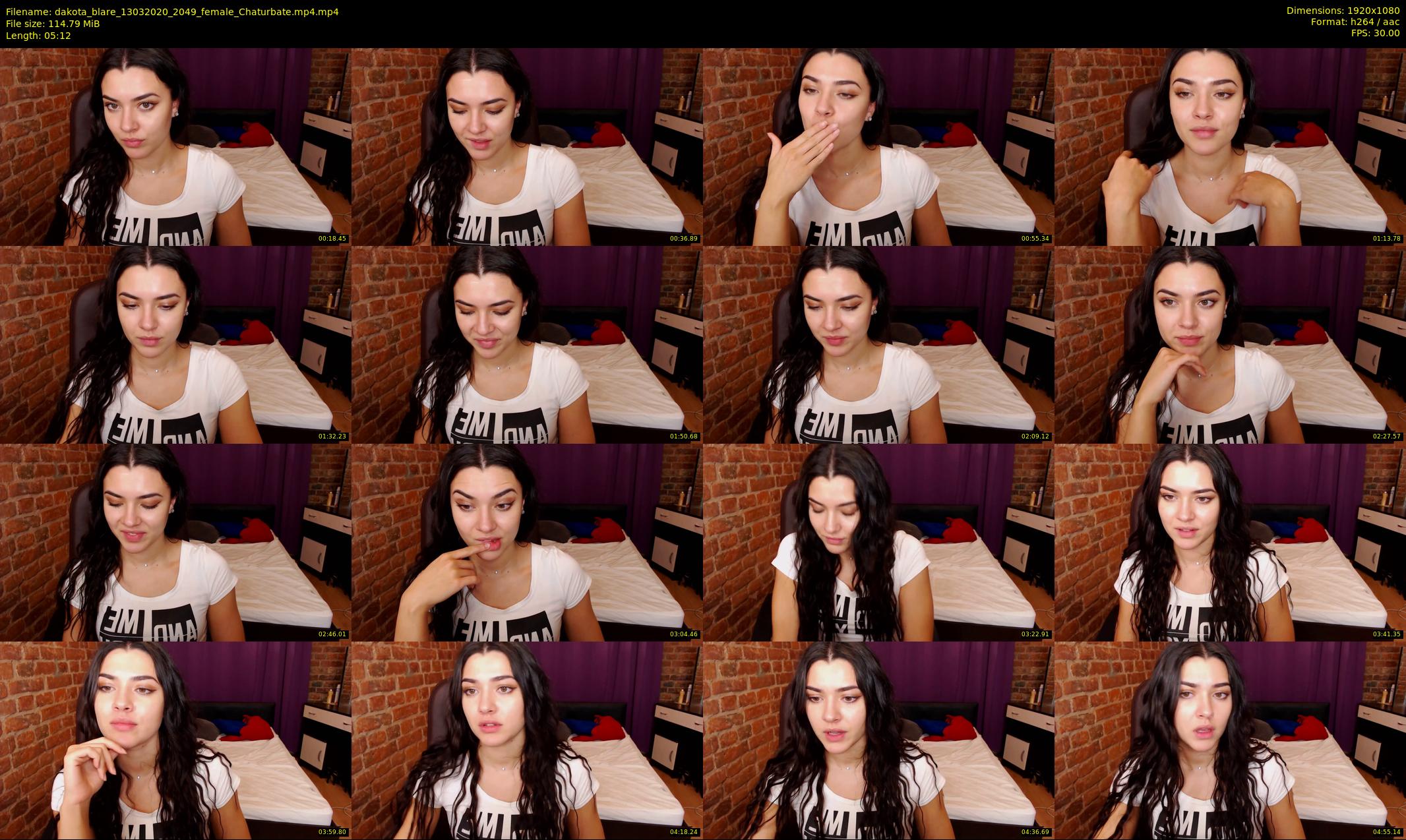 dakota_blare — 6 minute Chaturbate female cam show recording, 1080p, Mar 13, 2020