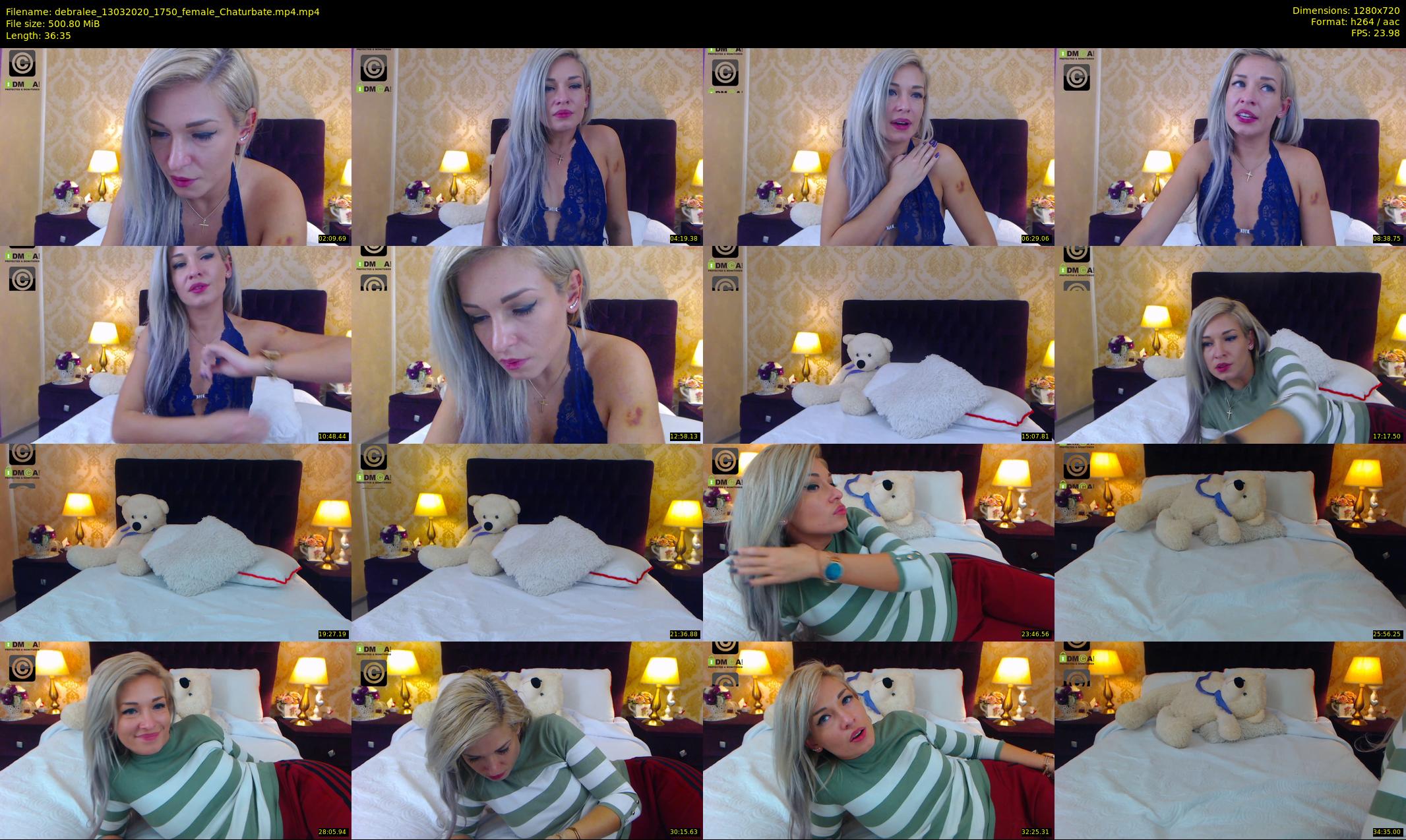 debralee — 37 minute Chaturbate female cam show recording, 720p, Mar 13, 2020