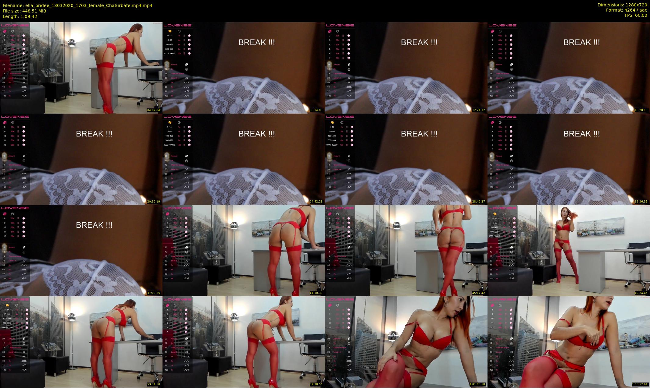 ella_pridee — 70 minute Chaturbate female cam show recording, 720p, Mar 13, 2020