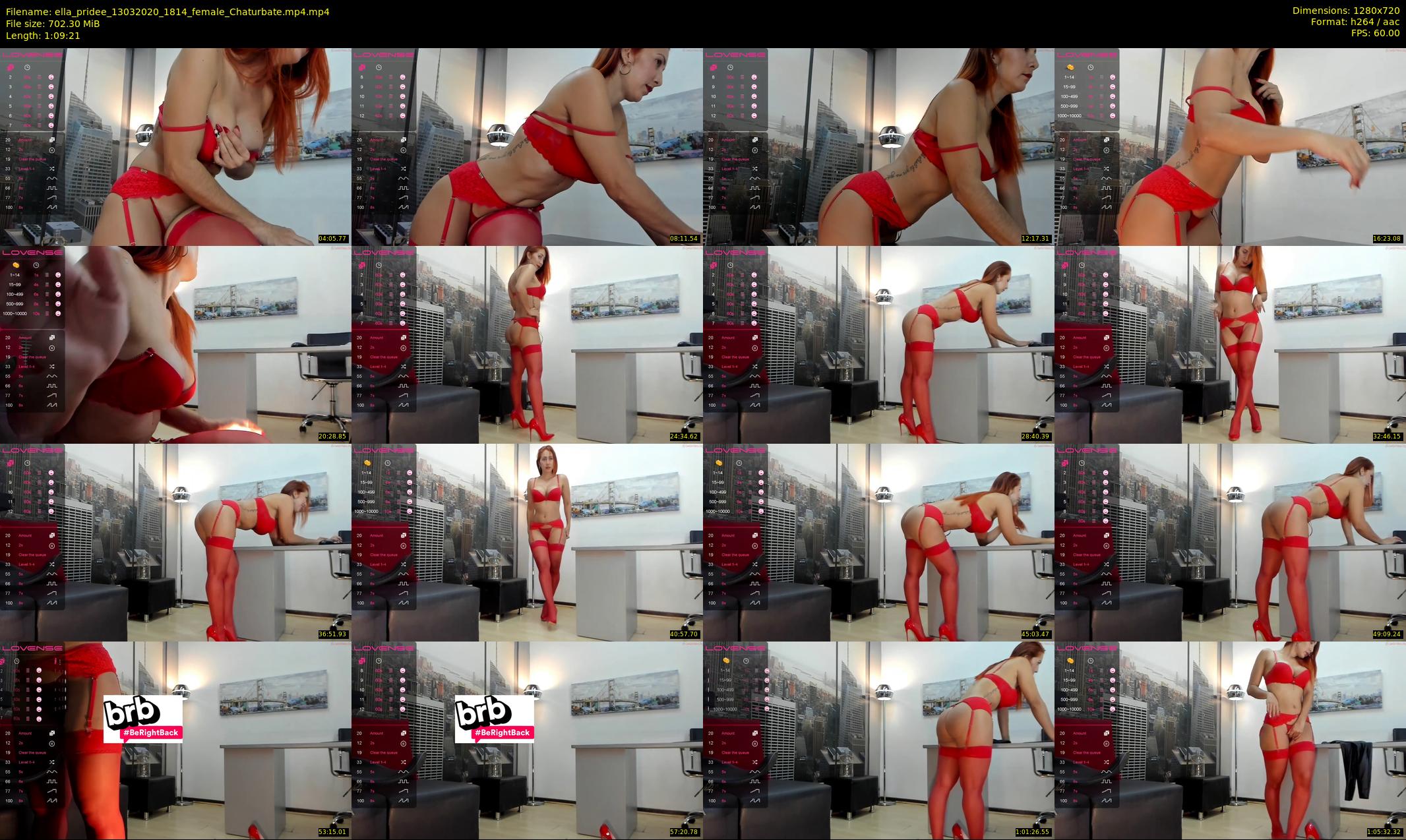 ella_pridee — 70 minute Chaturbate female cam show recording, 720p, Mar 13, 2020