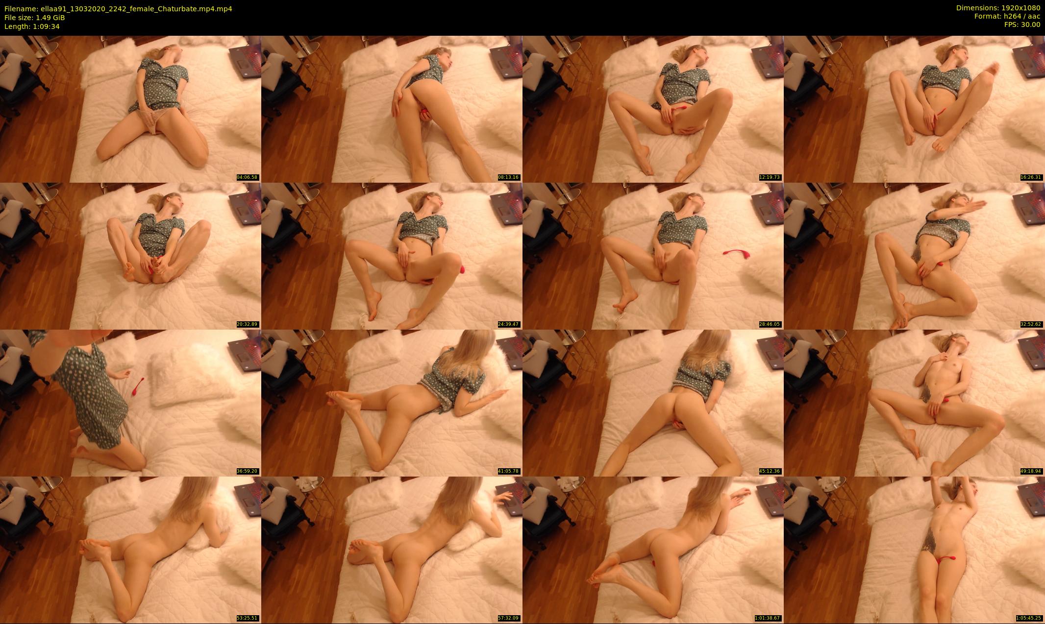 ellaa91 — 70 minute Chaturbate female cam show recording, 1080p, Mar 13, 2020