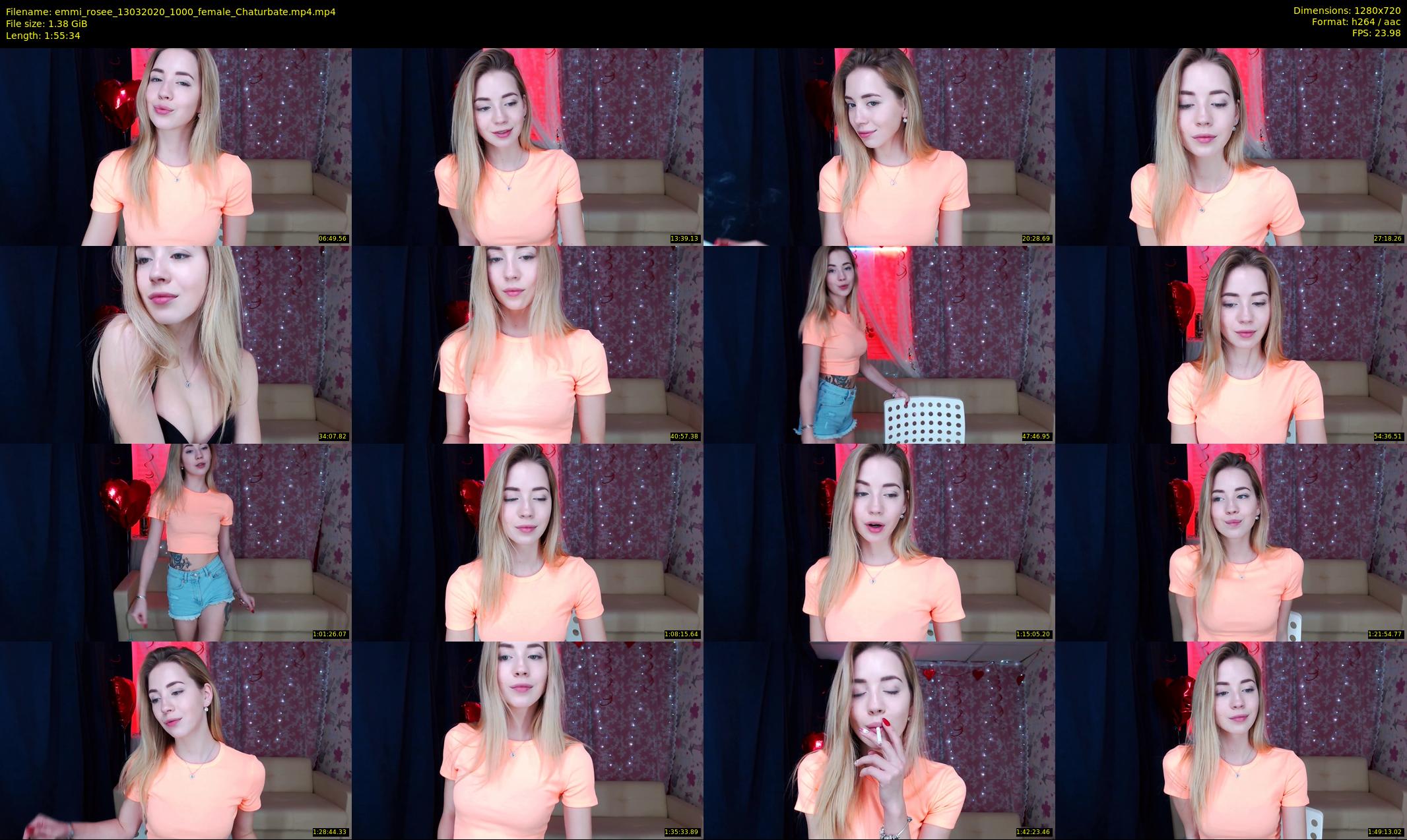 emmi_rosee — 116 minute Chaturbate female cam show recording, 720p, Mar 13, 2020