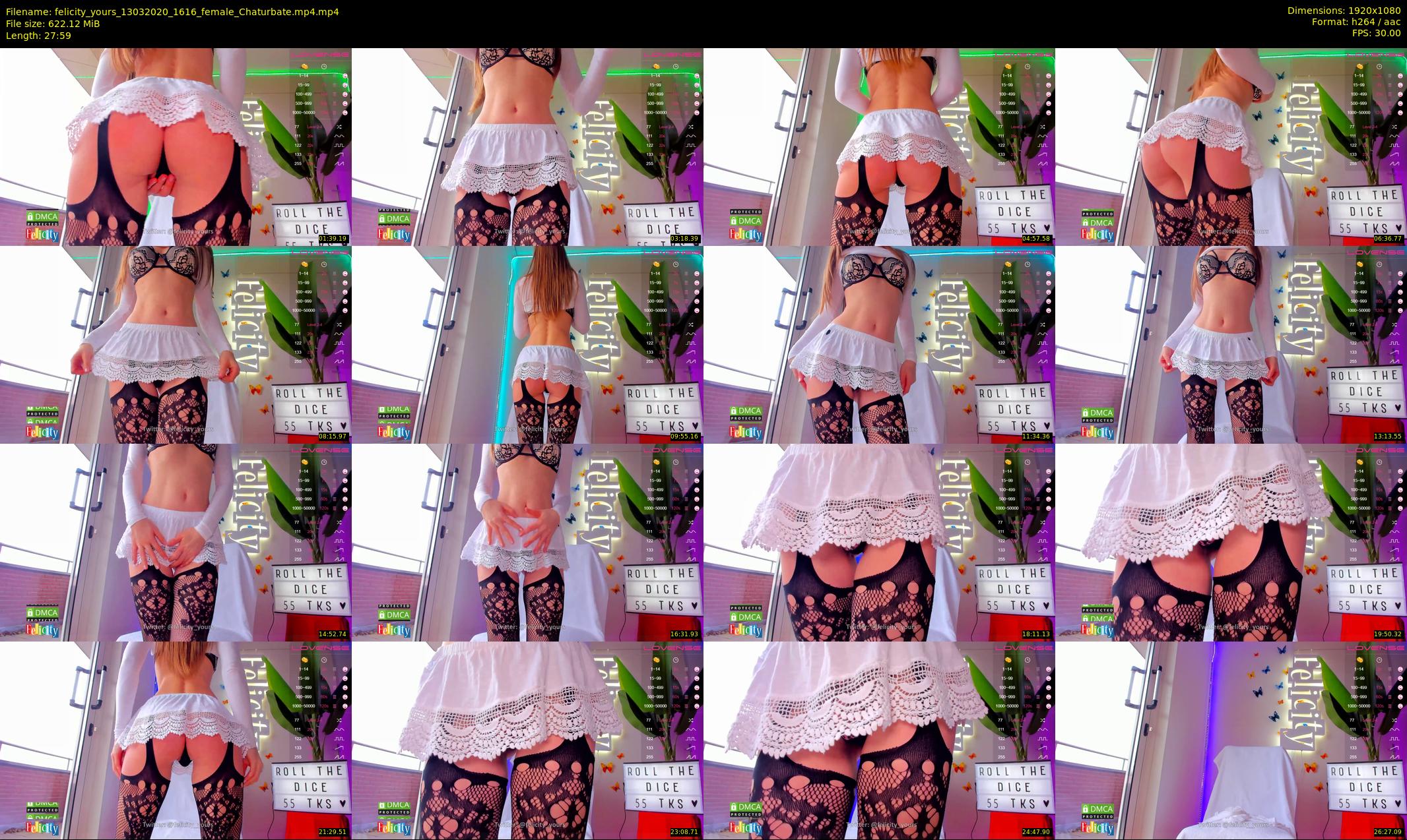 felicity_yours — 28 minute Chaturbate female cam show recording, 1080p, Mar 13, 2020