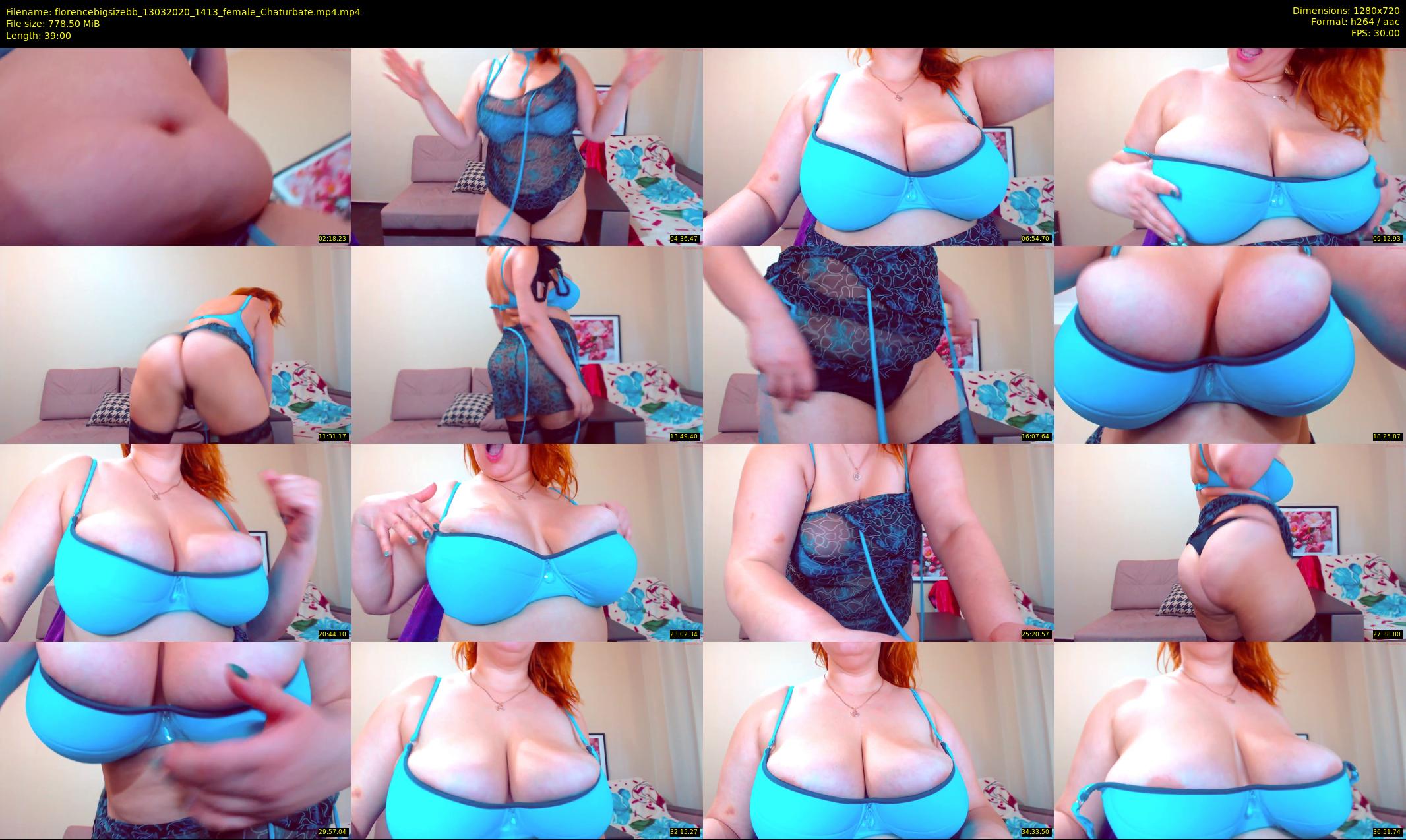 florencebigsizebb — 39 minute Chaturbate female cam show recording, 720p, Mar 13, 2020