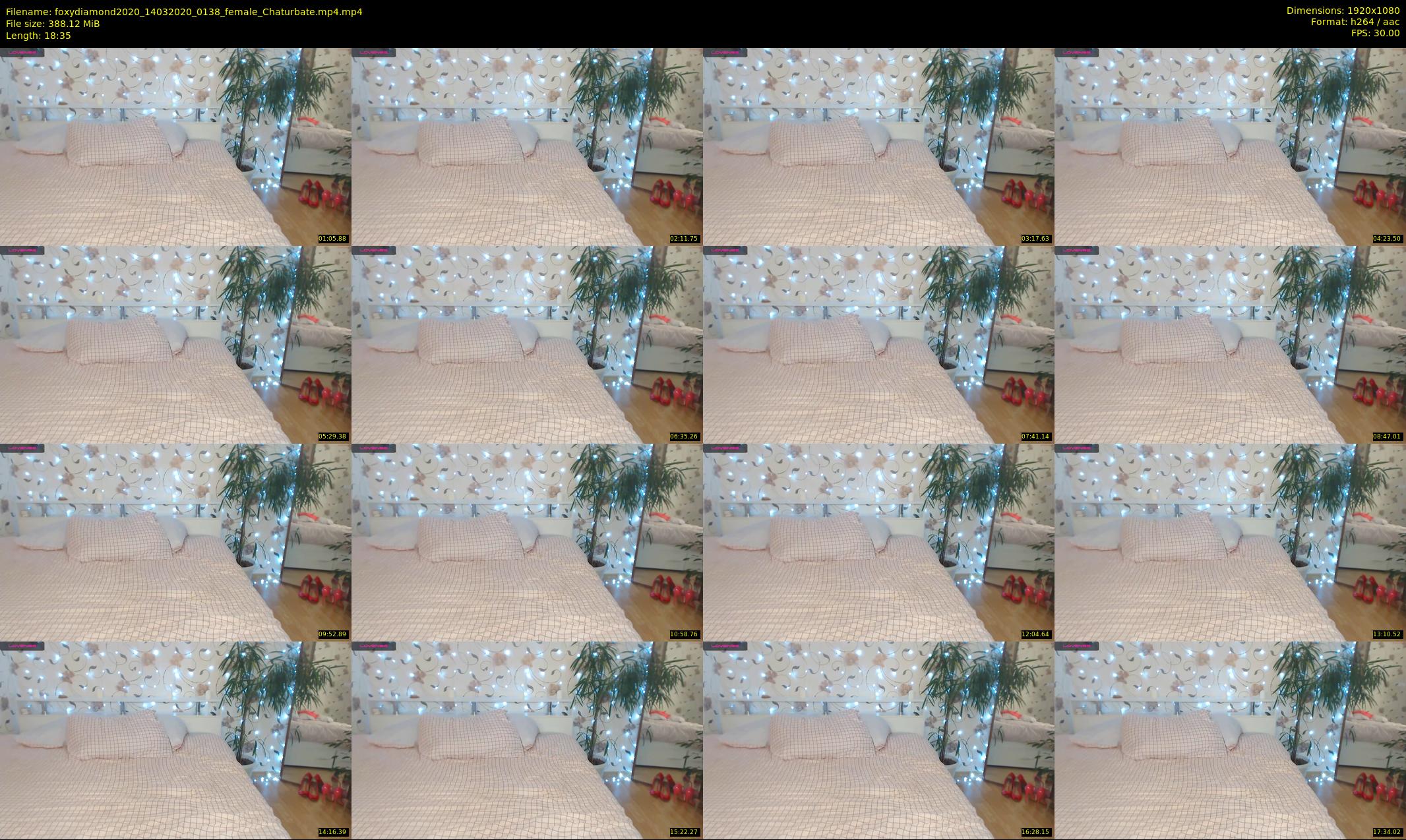 foxydiamond2020 — 19 minute Chaturbate female cam show recording, 1080p, Mar 14, 2020