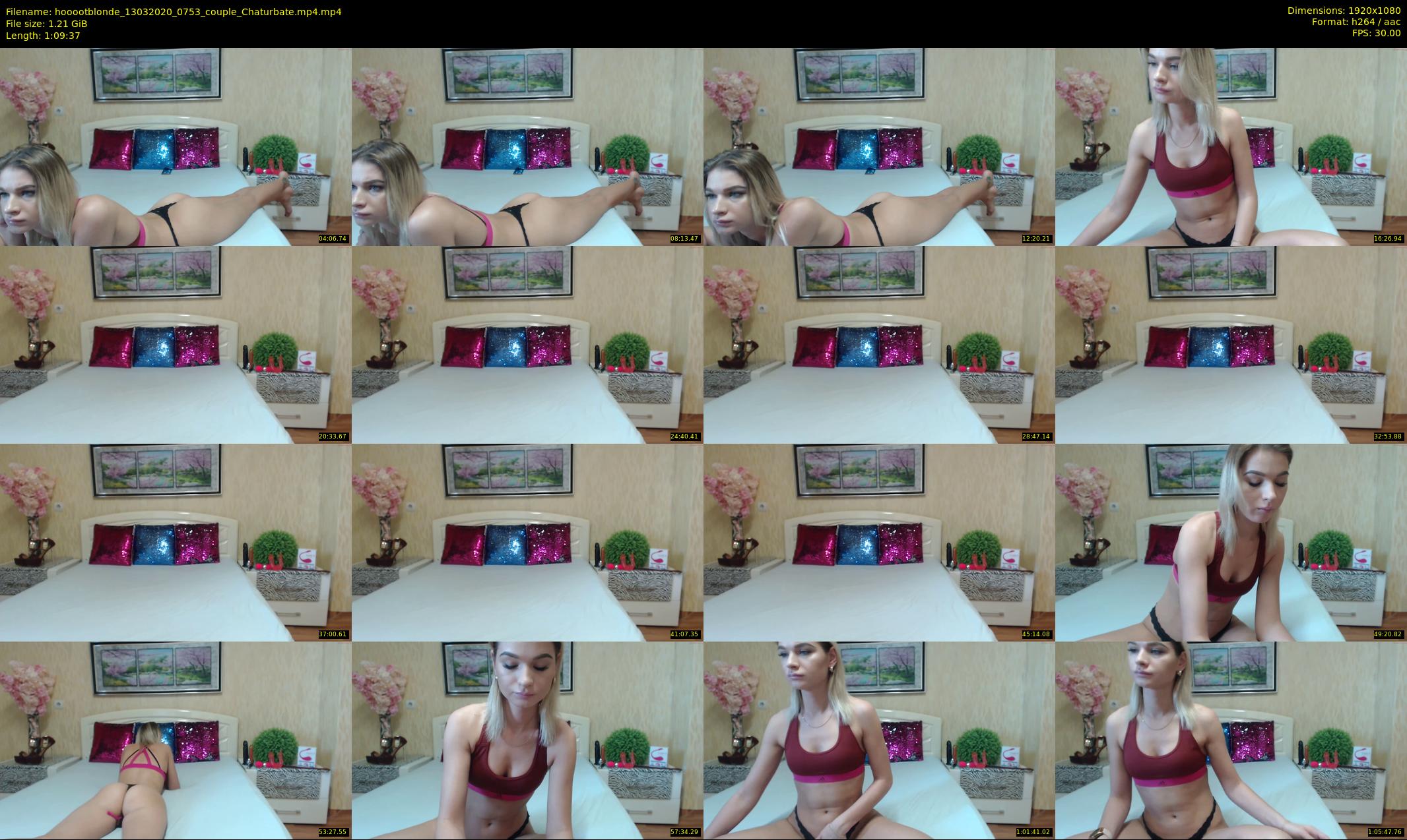 hooootblonde — 70 minute Chaturbate female cam show recording, 1080p, Mar 13, 2020