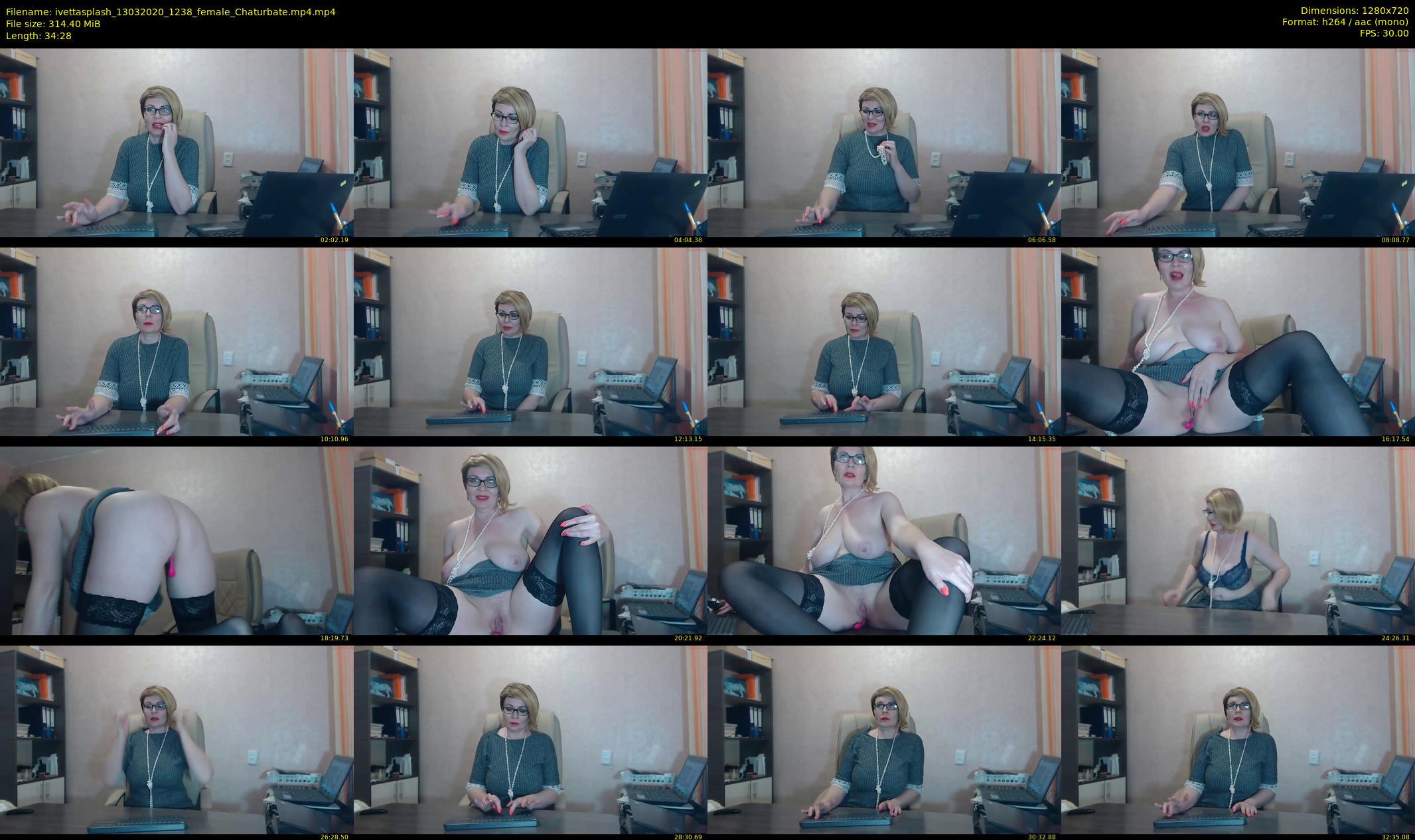 ivettasplash — 35 minute Chaturbate female cam show recording, 720p, Mar 13, 2020