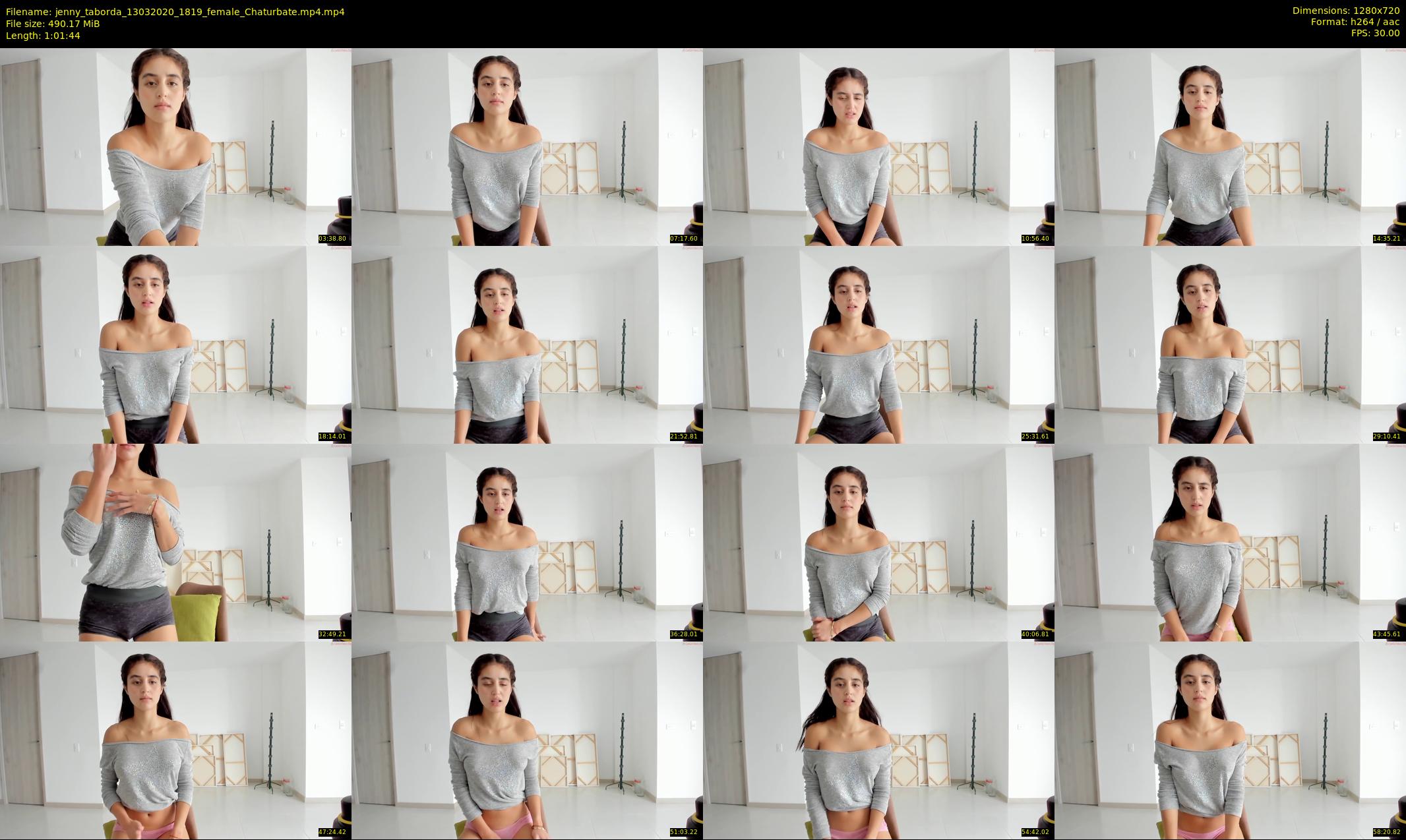 jenny_taborda — 62 minute Chaturbate female cam show recording, 720p, Mar 13, 2020
