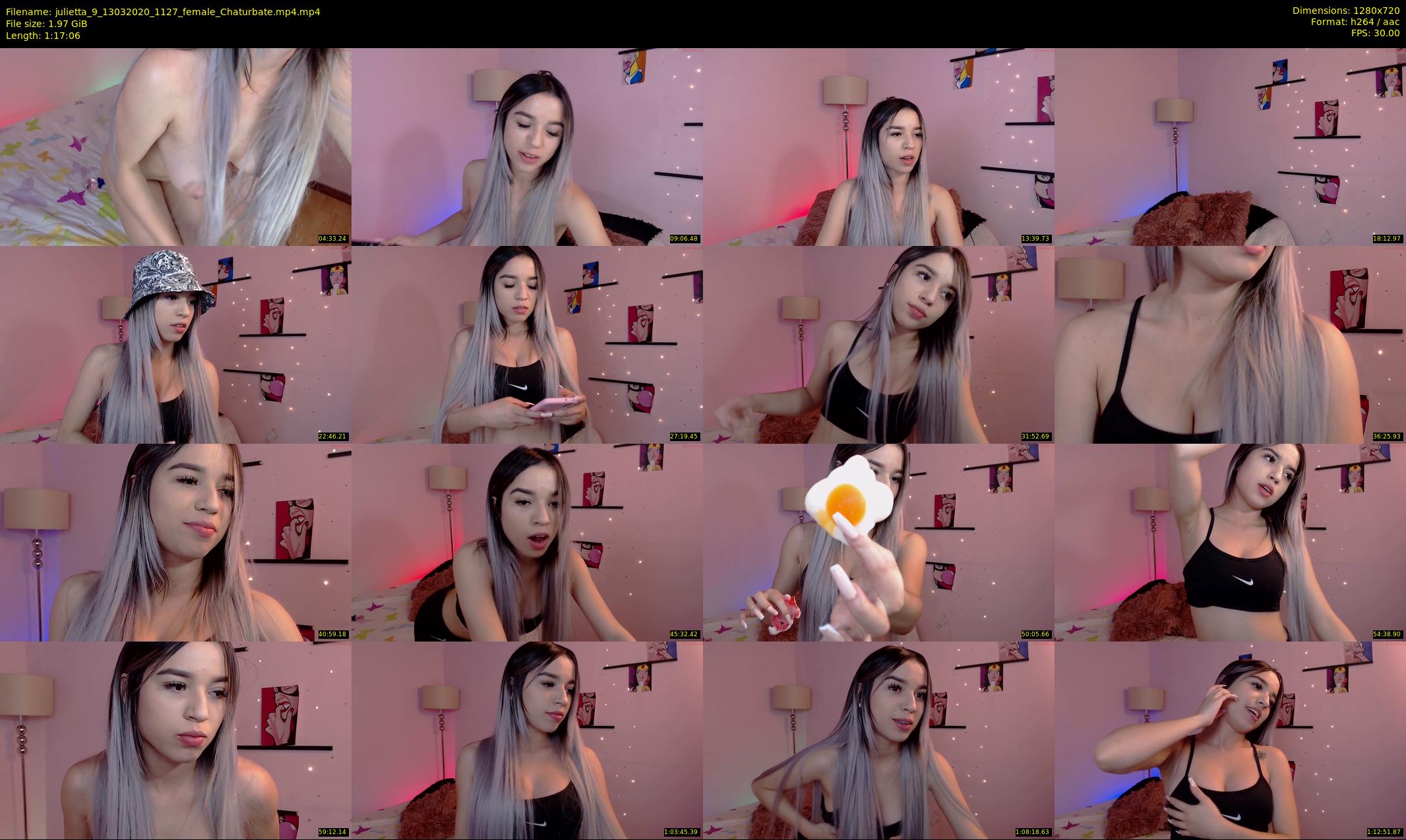 julietta_9 — 78 minute Chaturbate female cam show recording, 720p, Mar 13, 2020