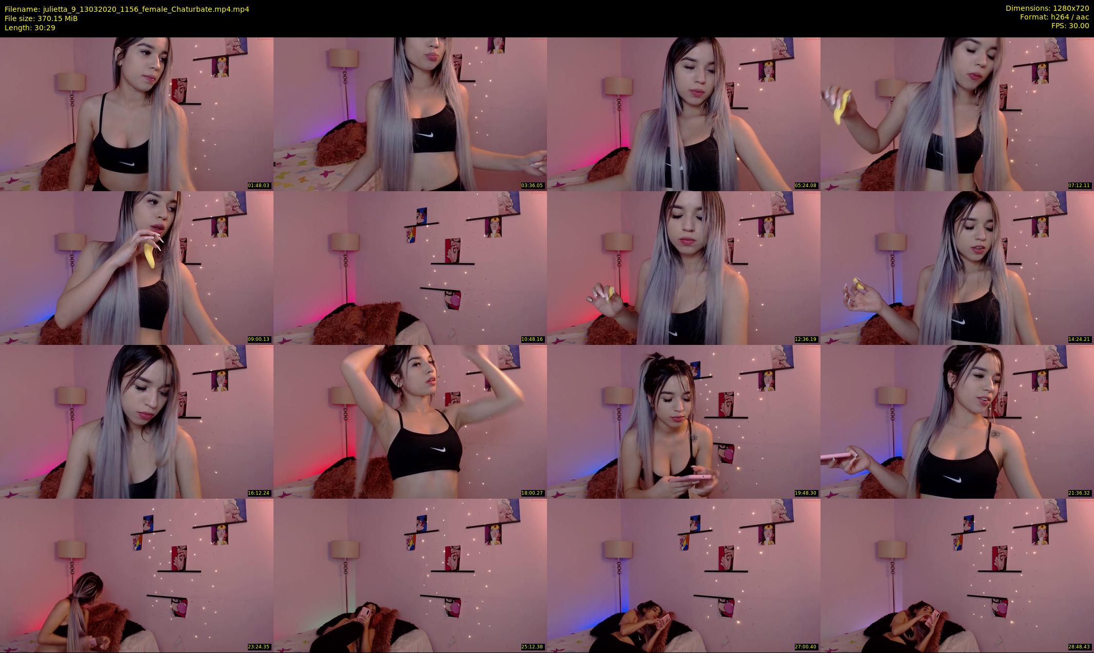 julietta_9 — 31 minute Chaturbate female cam show recording, 720p, Mar 13, 2020