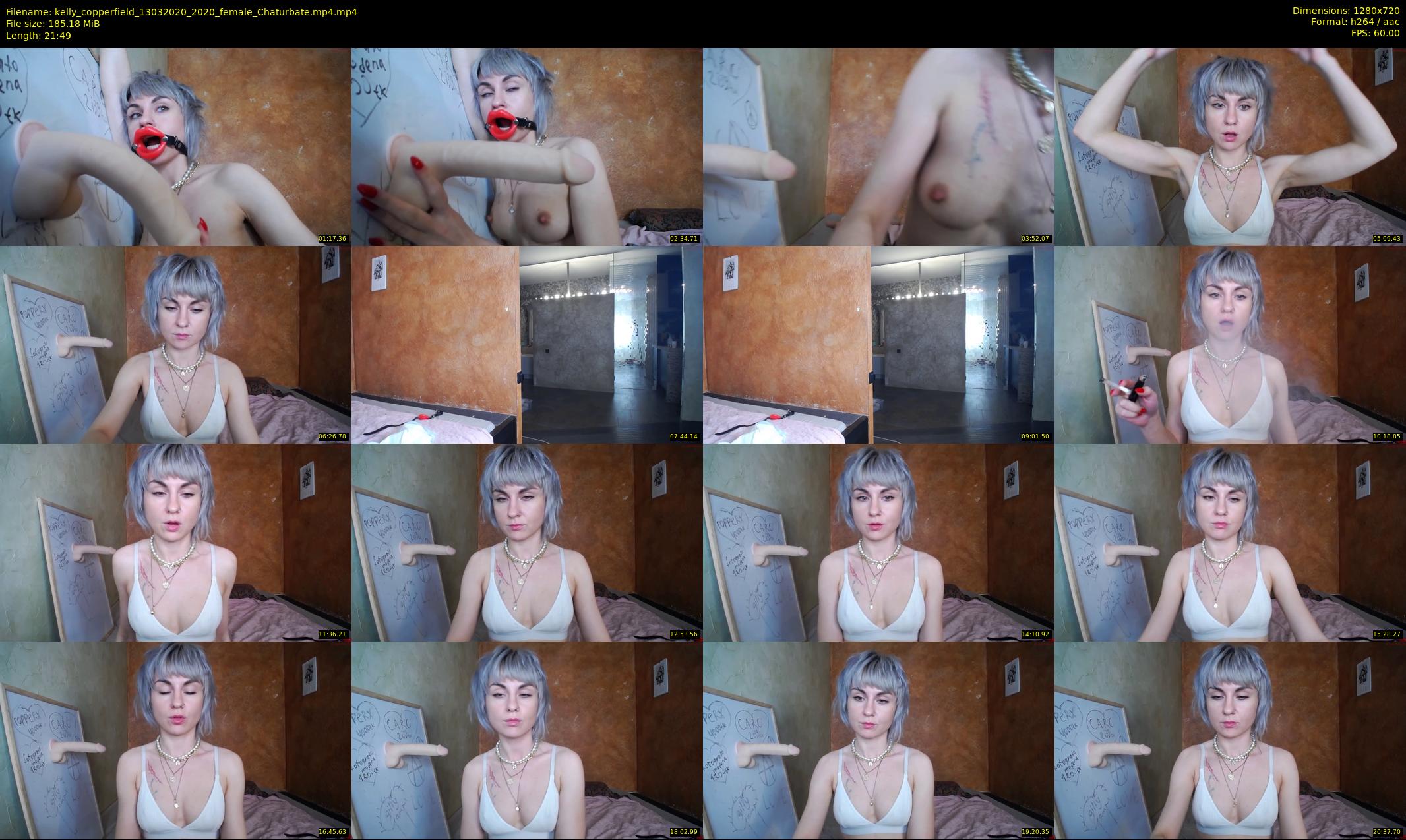 kelly_copperfield — 22 minute Chaturbate female cam show recording, 720p, Mar 13, 2020