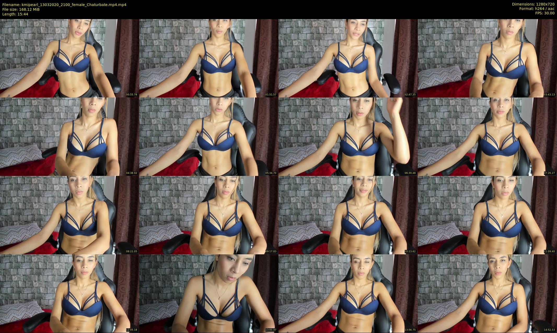 kmipearl — 16 minute Chaturbate female cam show recording, 720p, Mar 13, 2020