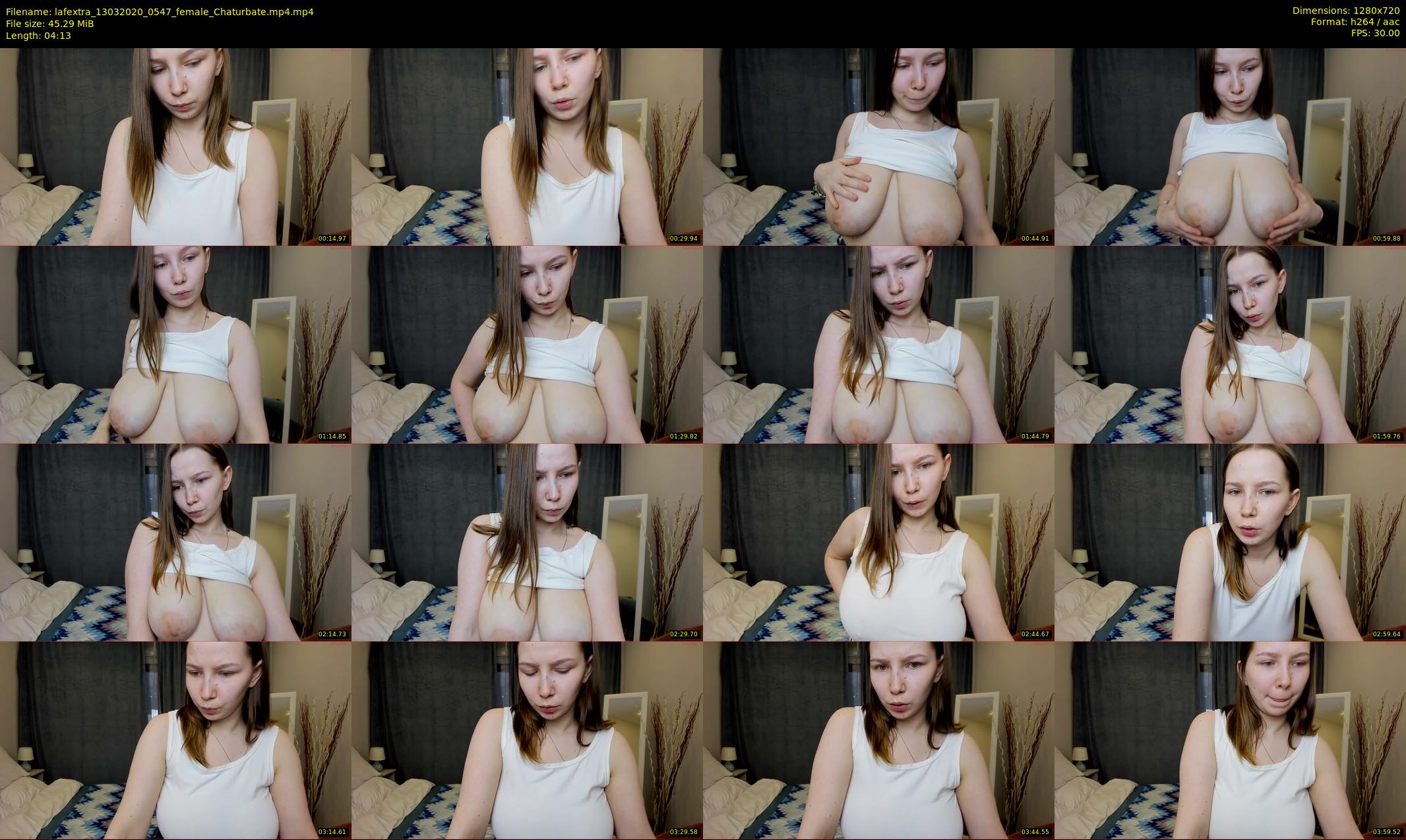 lafextra — 5 minute Chaturbate female cam show recording, 720p, Mar 13, 2020