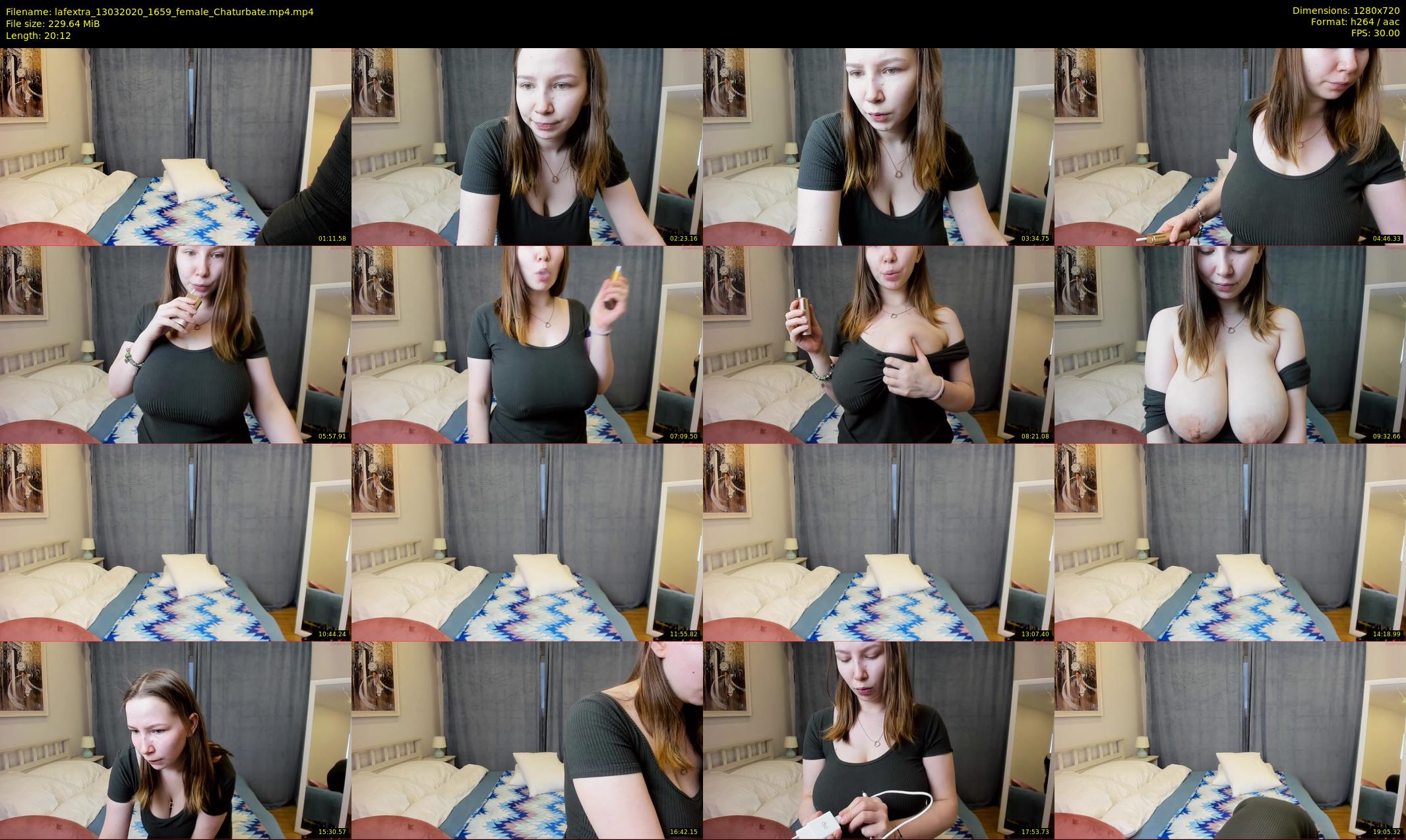 lafextra — 21 minute Chaturbate female cam show recording, 720p, Mar 13, 2020