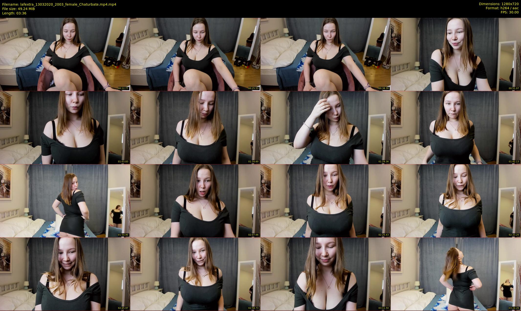 lafextra — 4 minute Chaturbate female cam show recording, 720p, Mar 13, 2020