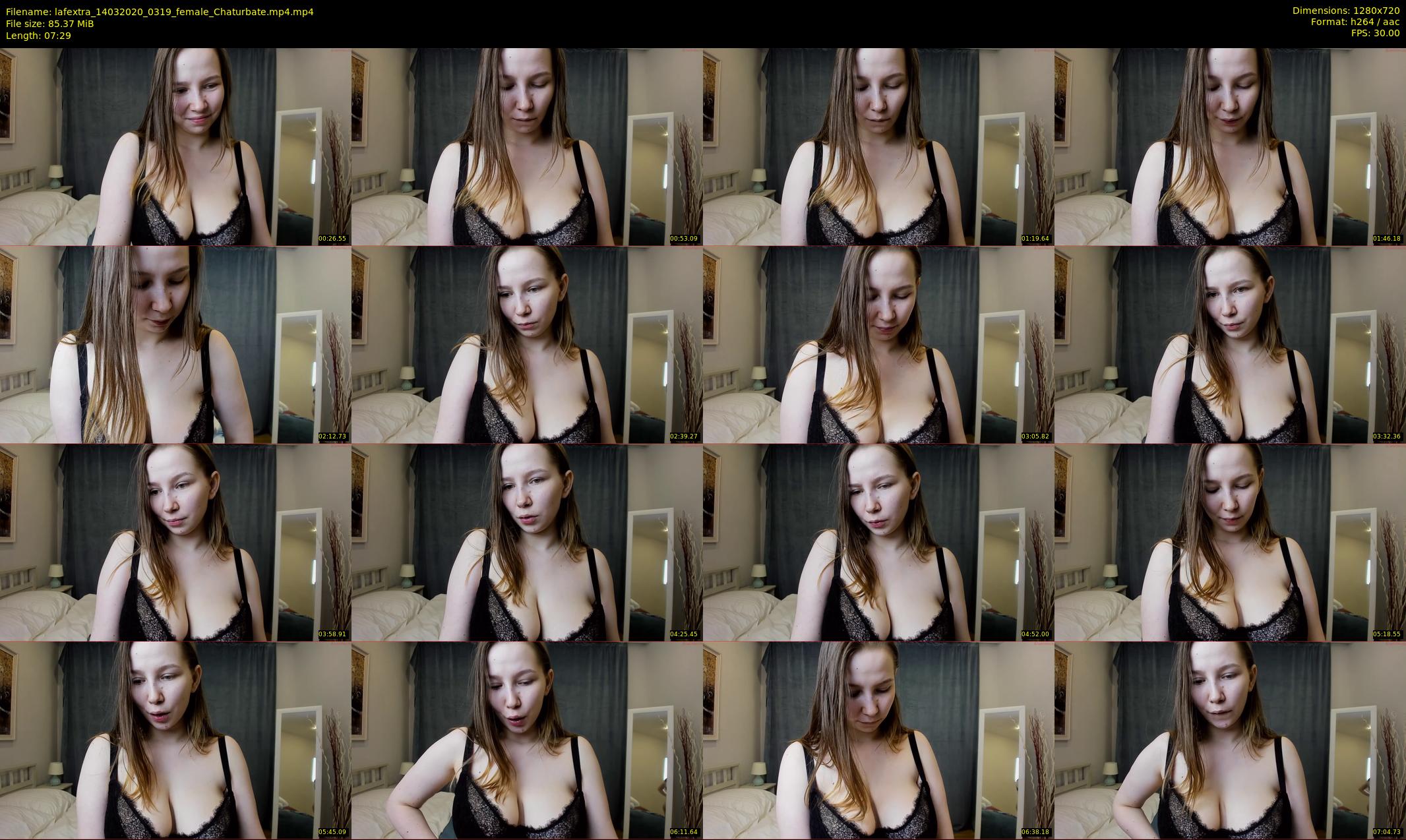 lafextra — 8 minute Chaturbate female cam show recording, 720p, Mar 14, 2020