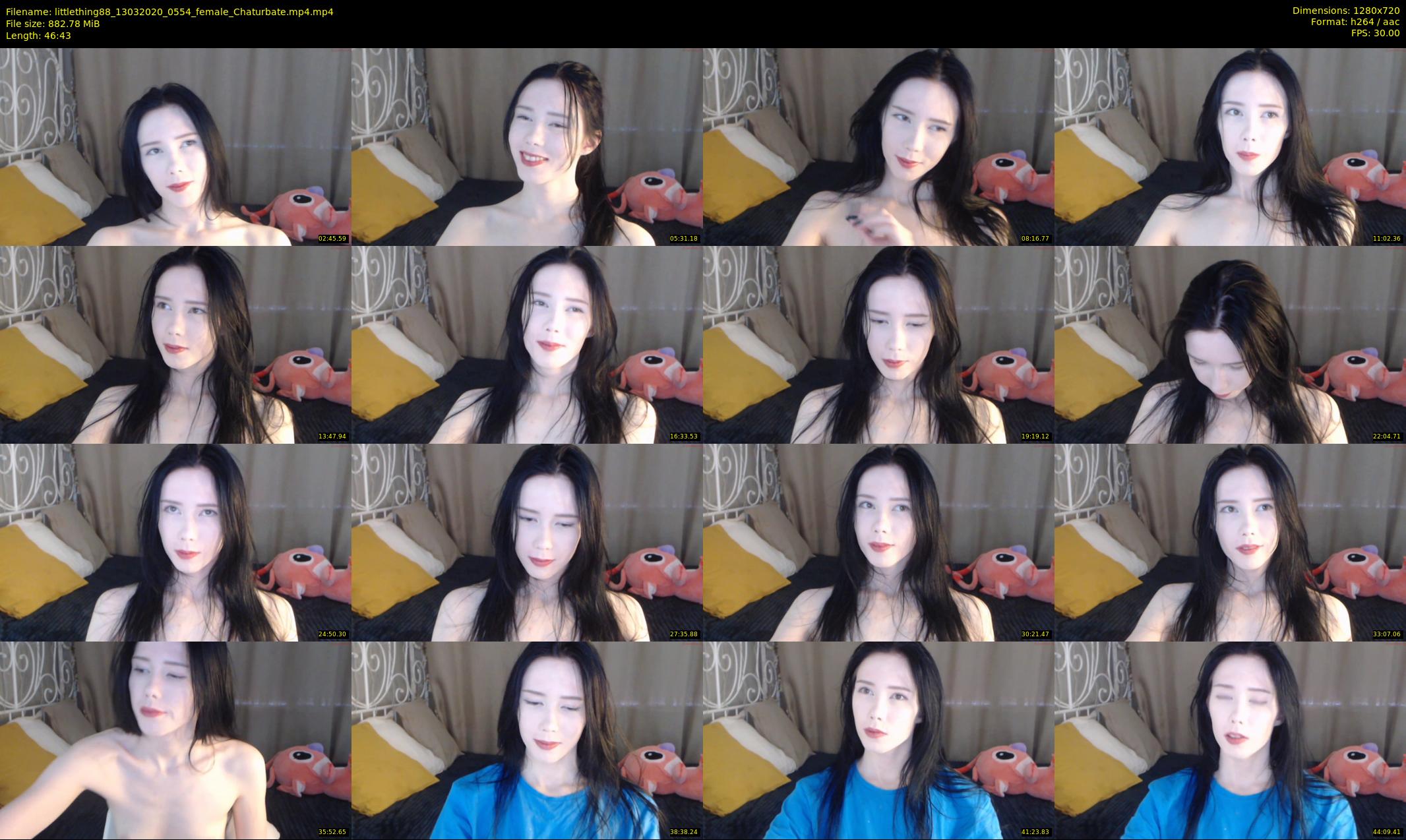 littlething88 — 47 minute Chaturbate female cam show recording, 720p, Mar 13, 2020