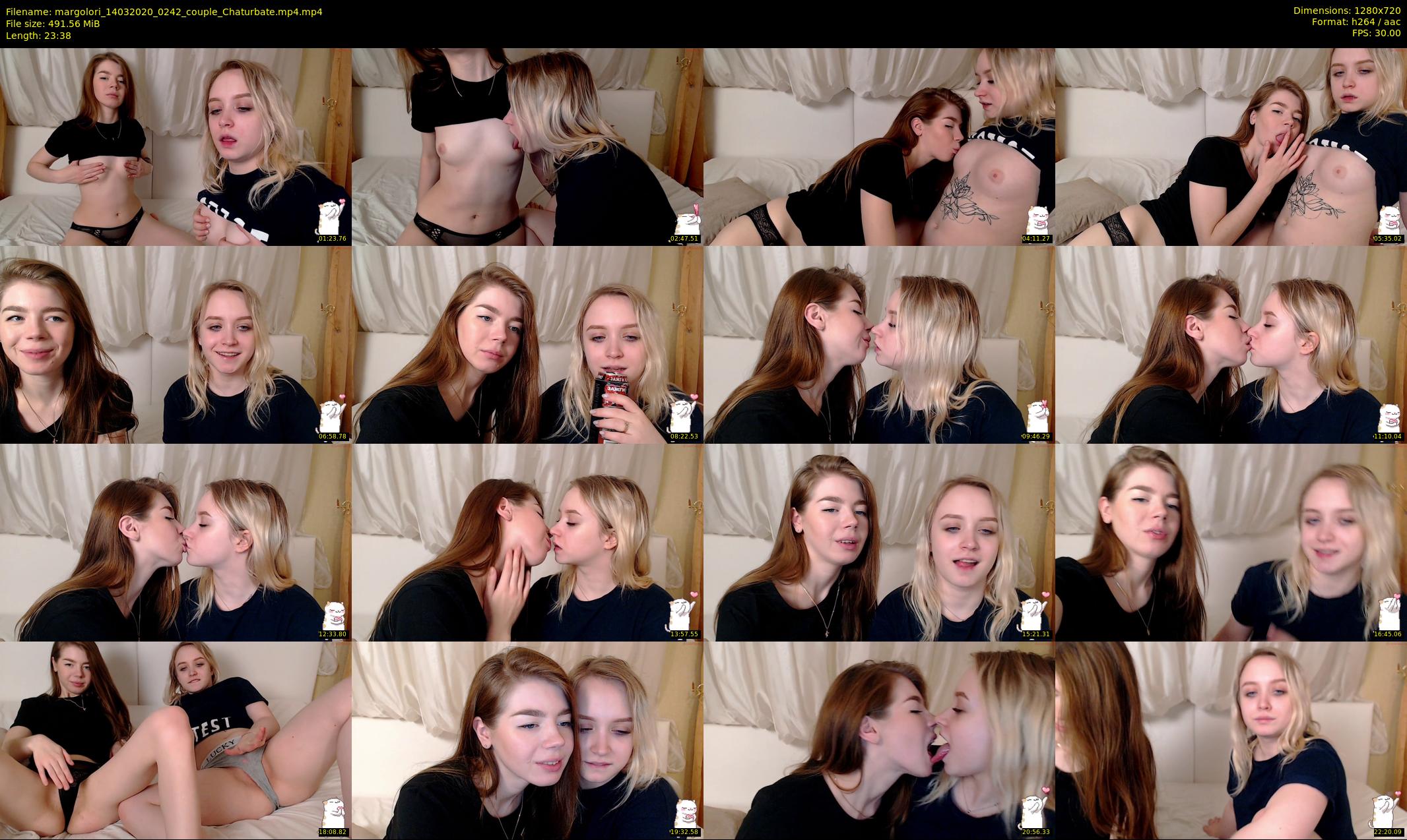 margolori — 24 minute Chaturbate couple cam show recording, 720p, Mar 14, 2020