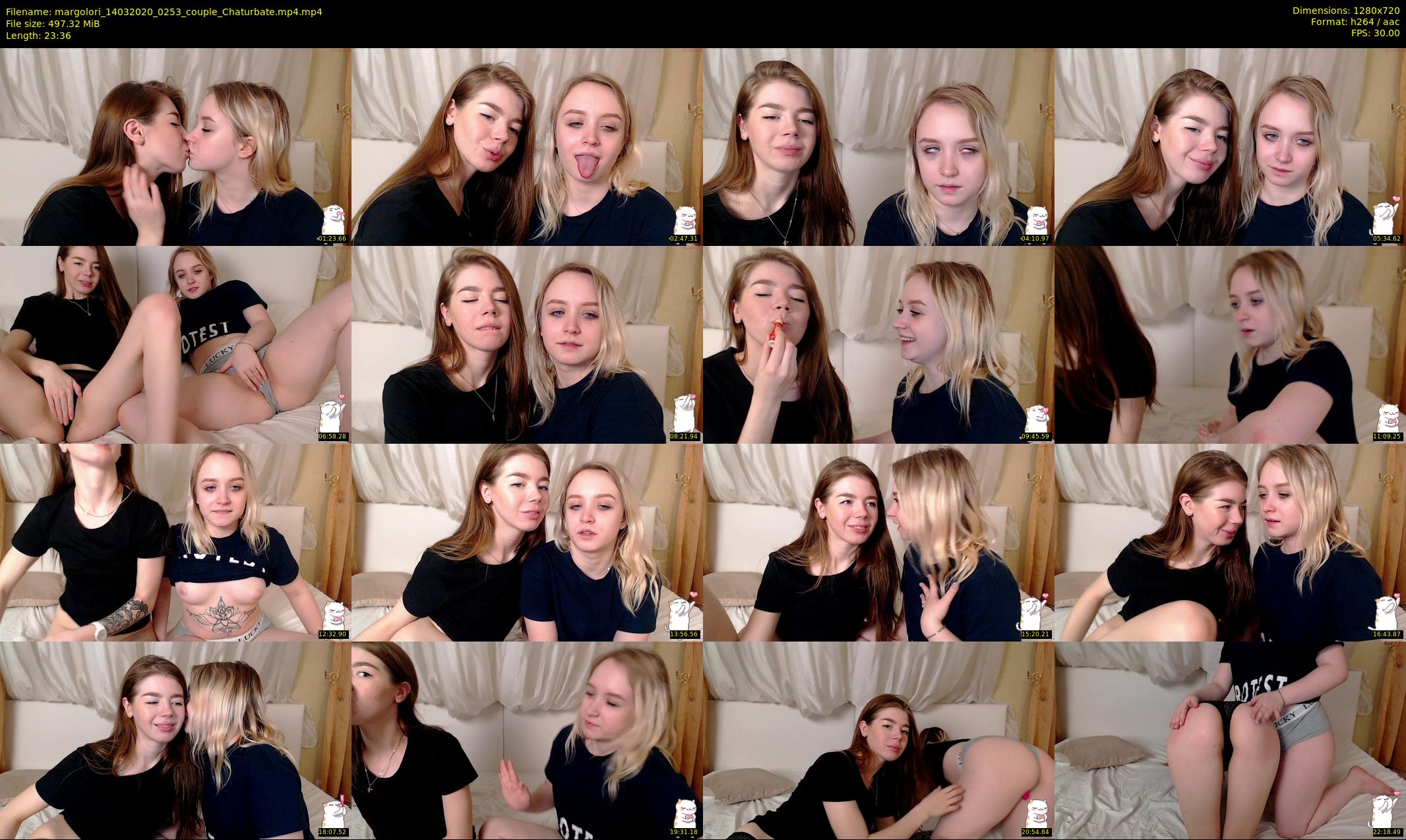 margolori — 24 minute Chaturbate couple cam show recording, 720p, Mar 14, 2020