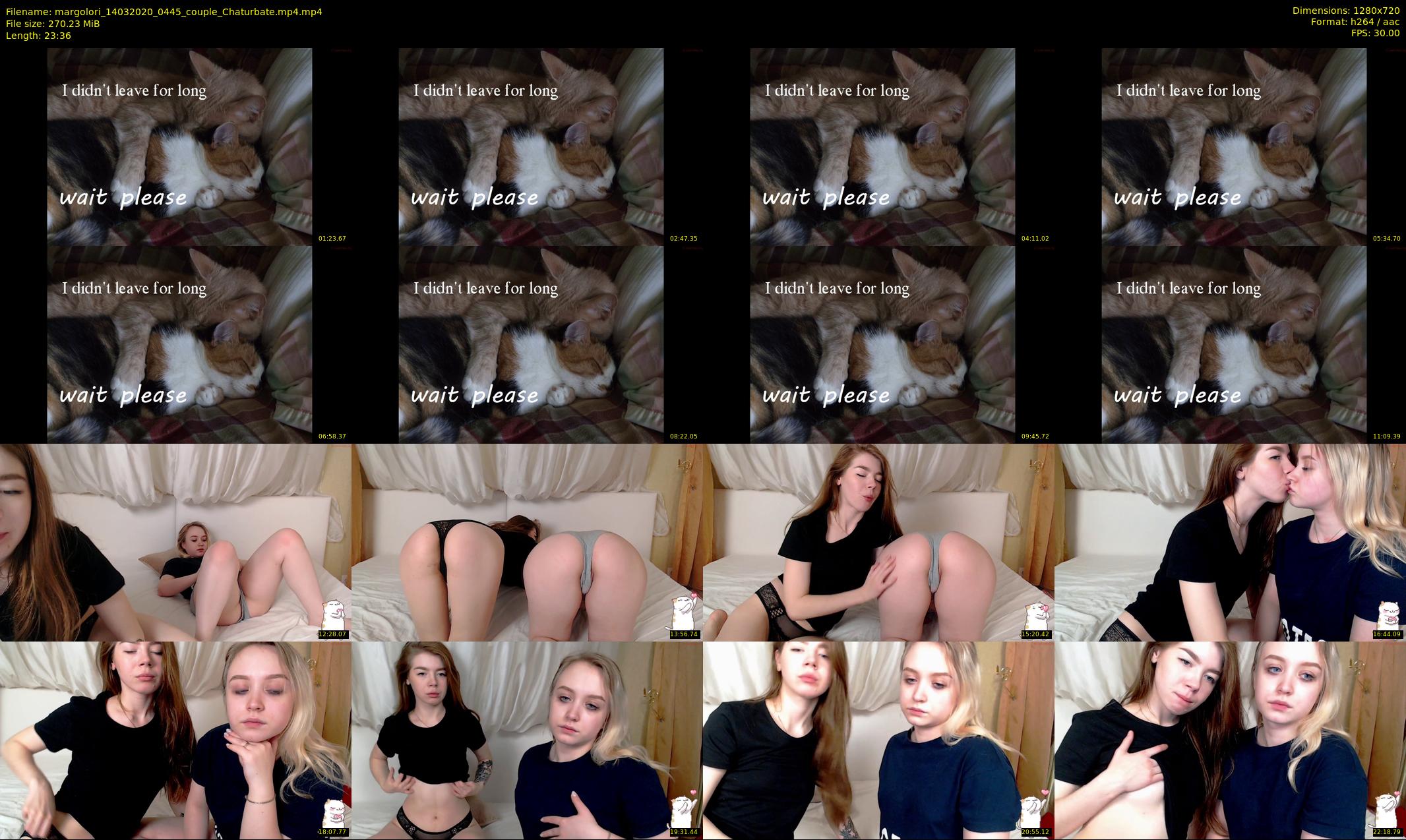 margolori — 24 minute Chaturbate couple cam show recording, 720p, Mar 14, 2020