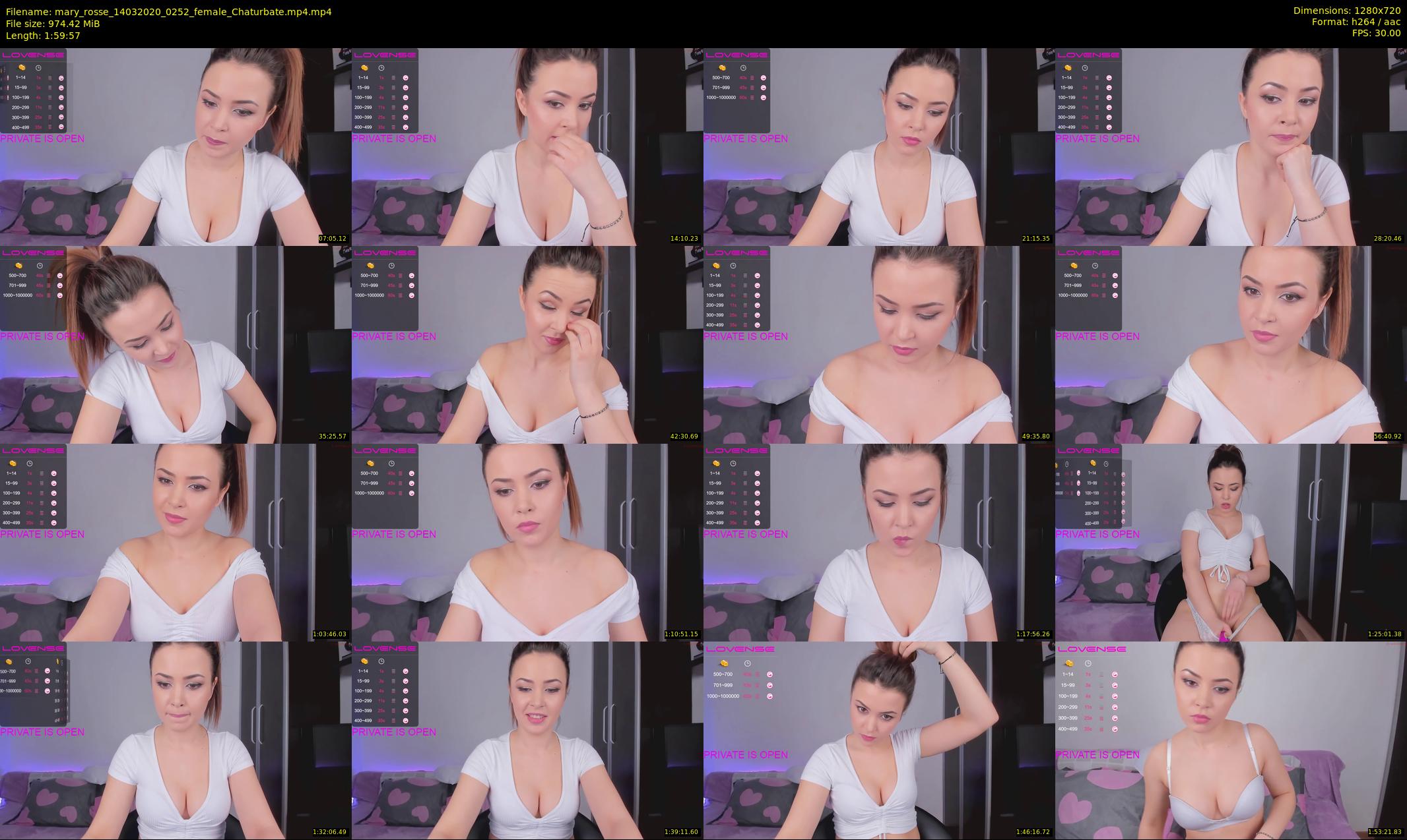 mary_rosse — 120 minute Chaturbate couple cam show recording, 720p, Mar 14, 2020