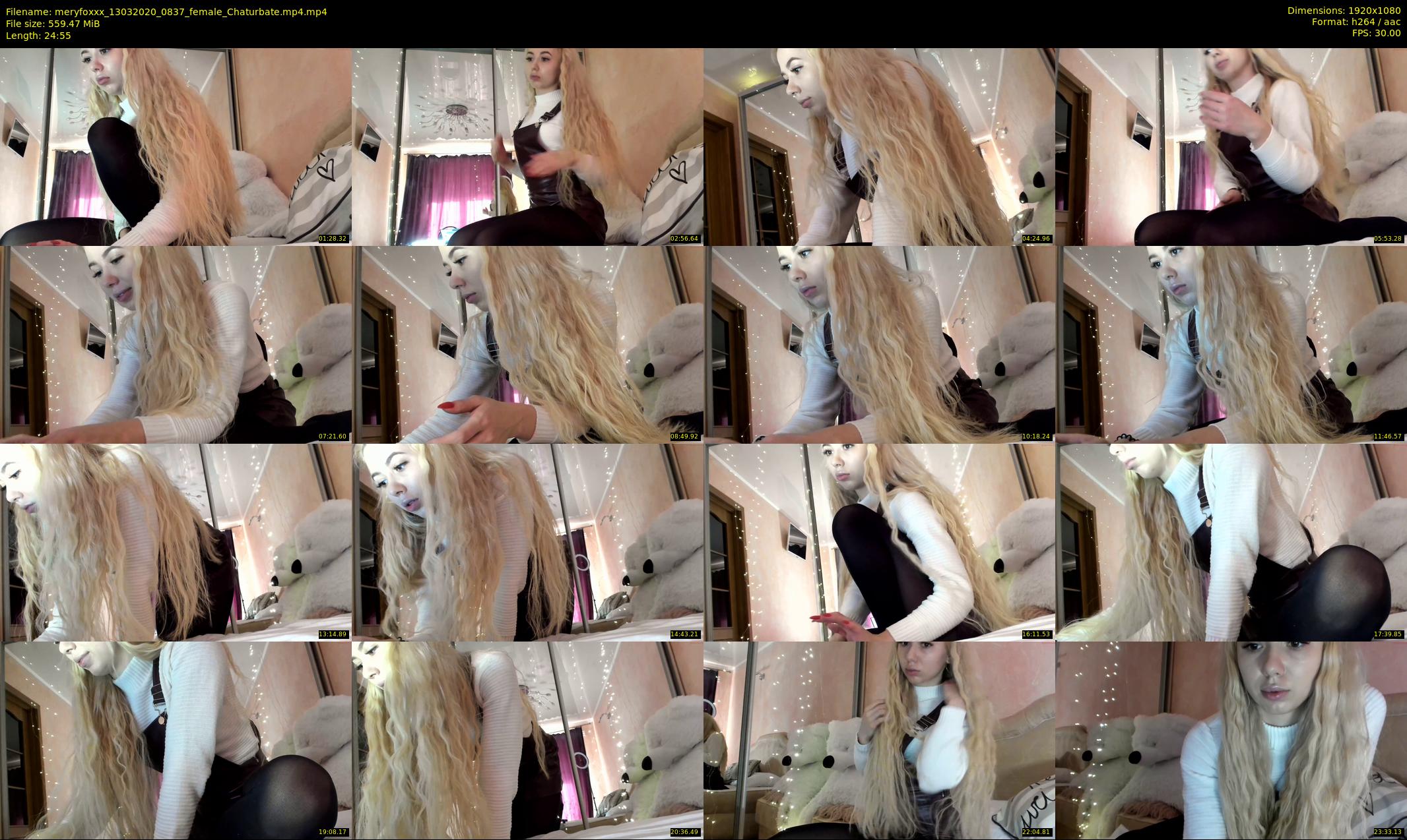 meryfoxxx — 25 minute Chaturbate female cam show recording, 1080p, Mar 13, 2020