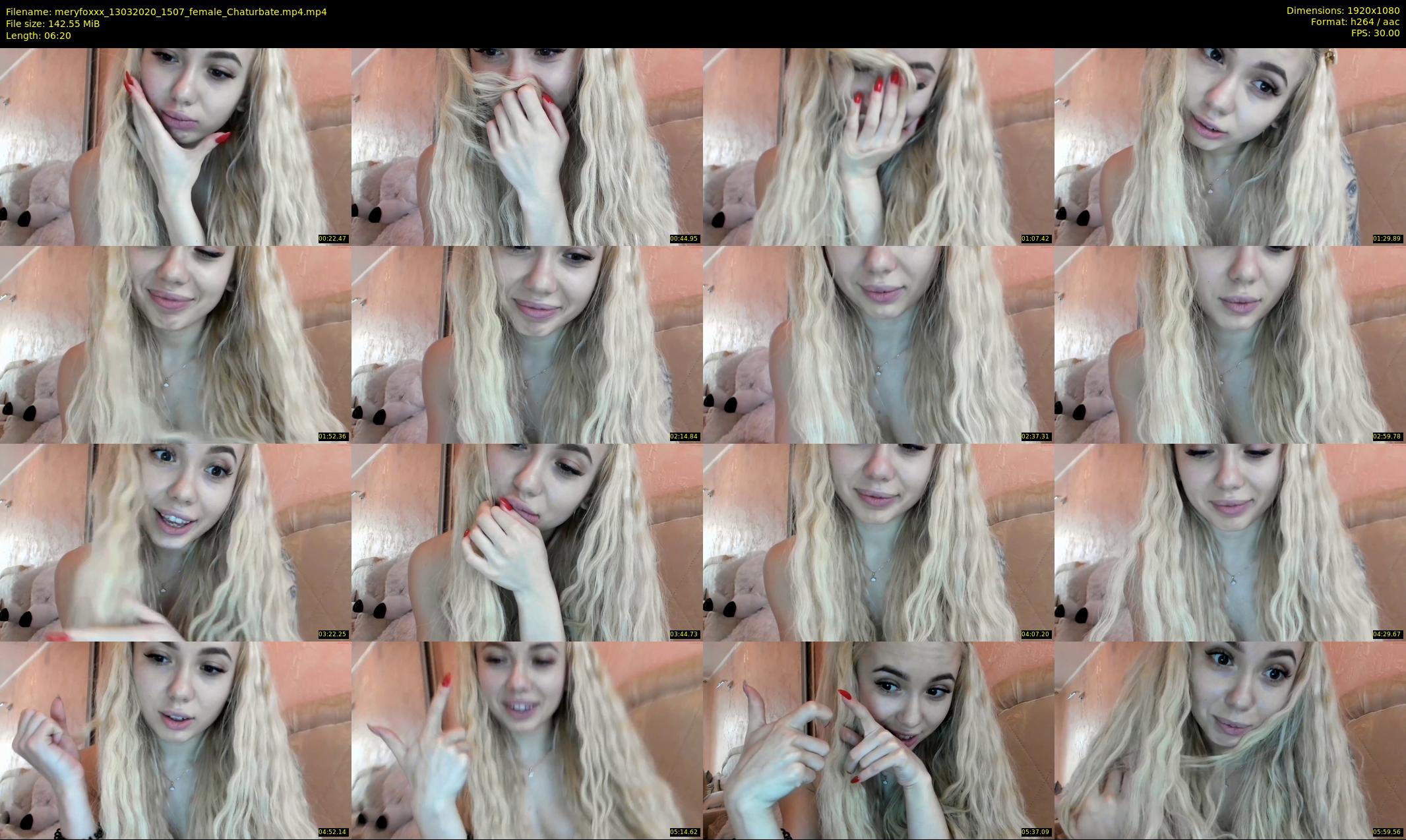 meryfoxxx — 7 minute Chaturbate female cam show recording, 1080p, Mar 13, 2020
