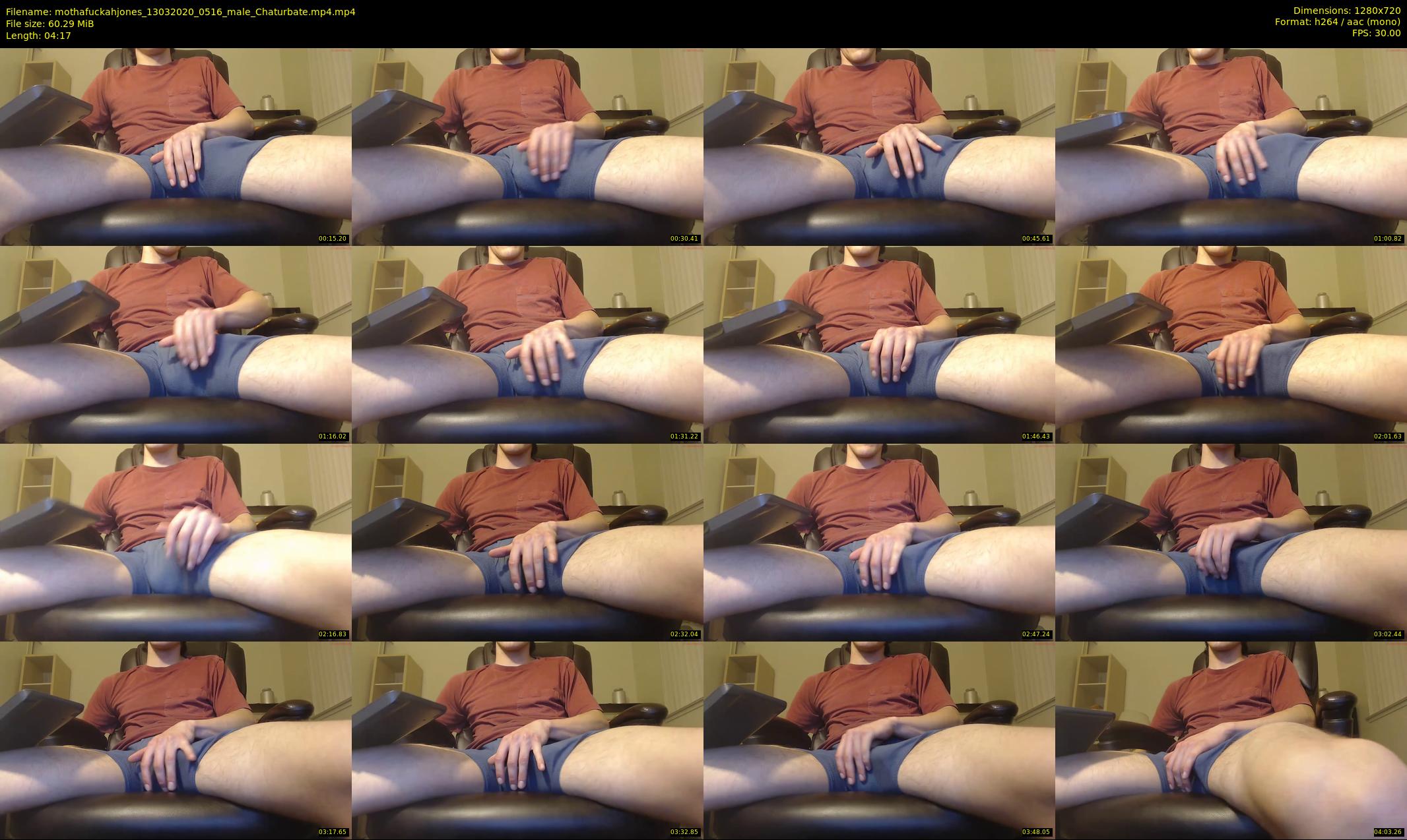mothafuckahjones — 5 minute Chaturbate male cam show recording, 720p, Mar 13, 2020