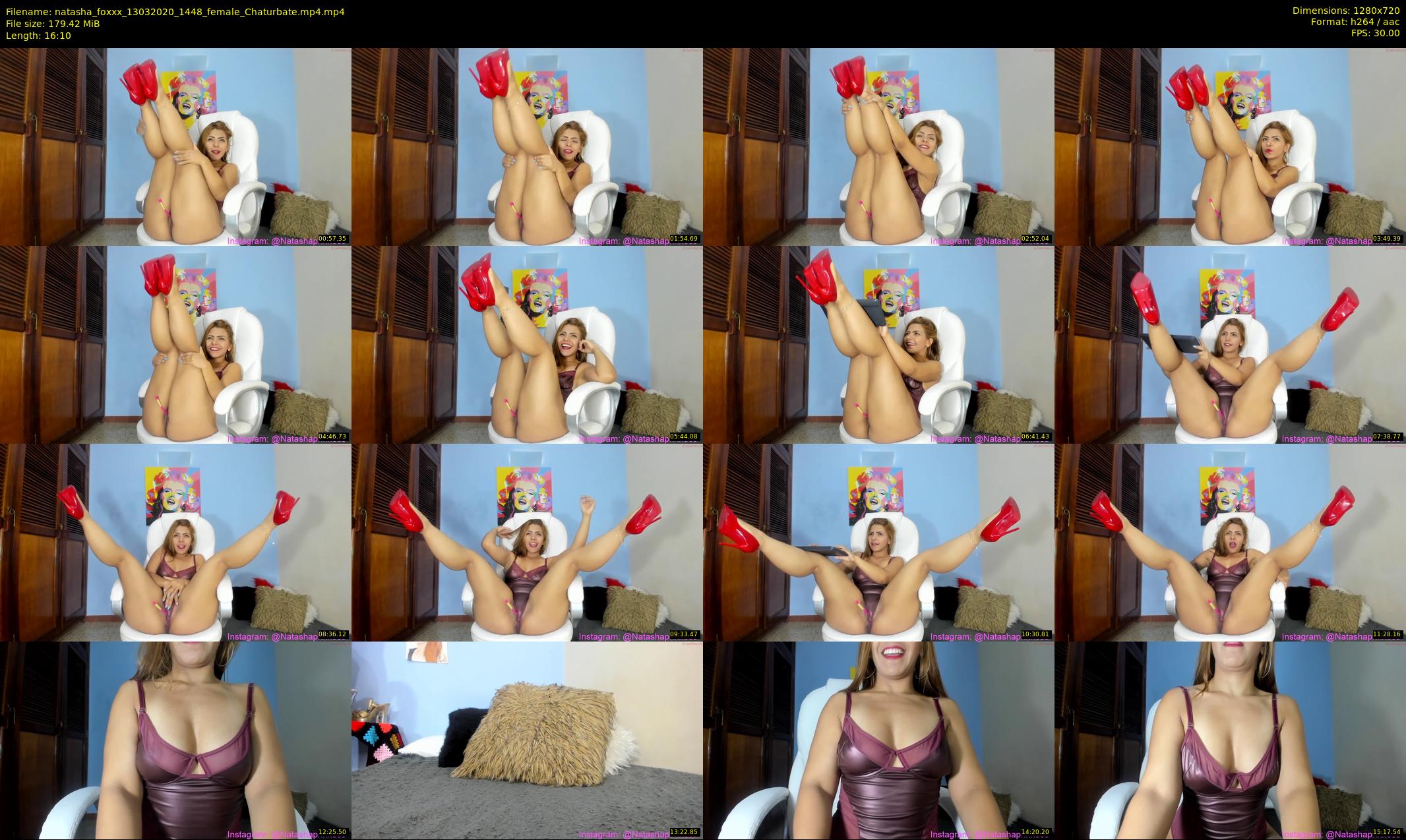natasha_foxxx — 17 minute Chaturbate female cam show recording, 720p, Mar 13, 2020